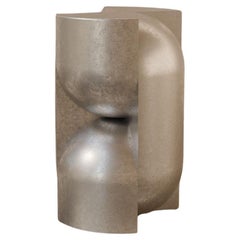 Space-Age Solid Cast Aluminium ‘Capsule’ Sculptural Pedestal