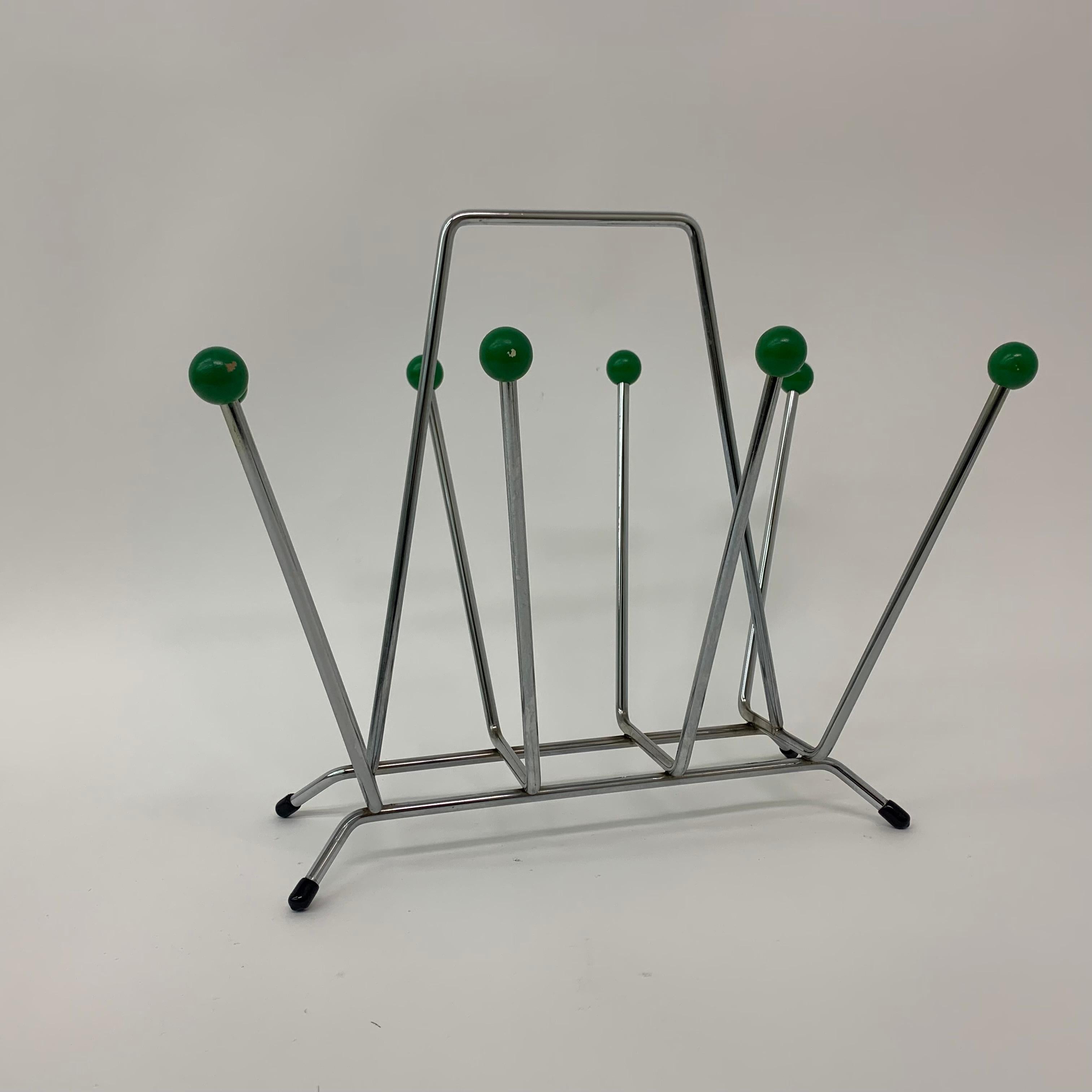 Portarevistas atómico Sputnik de la era espacial , años 70 Metal en venta