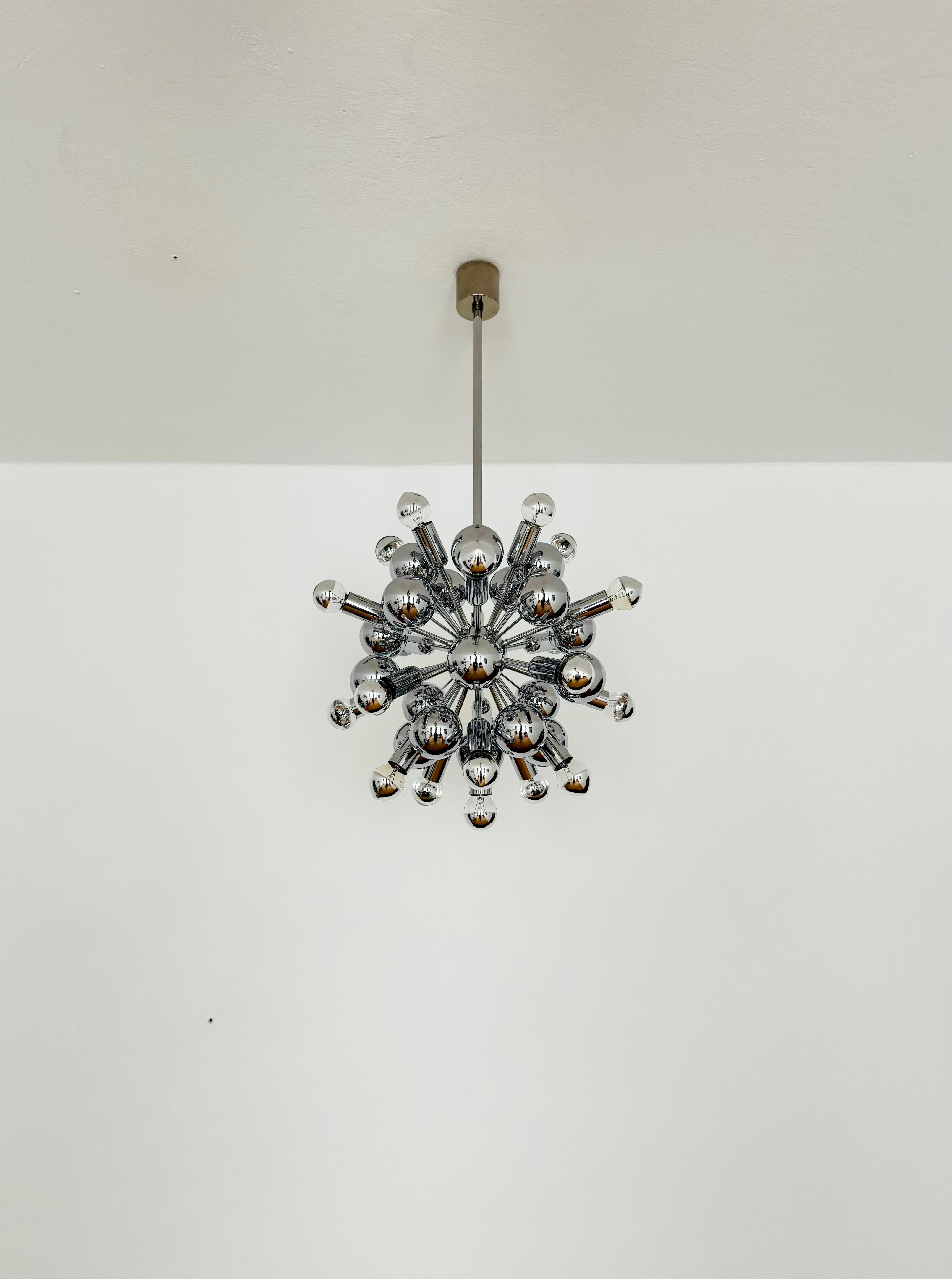 Lustre Spoutnik de l'ère spatiale par Cosack Bon état - En vente à München, DE