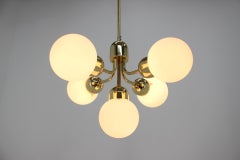 Space Age Sputnik Pendant by Kamenicky Senov/Preciosa, 1970s