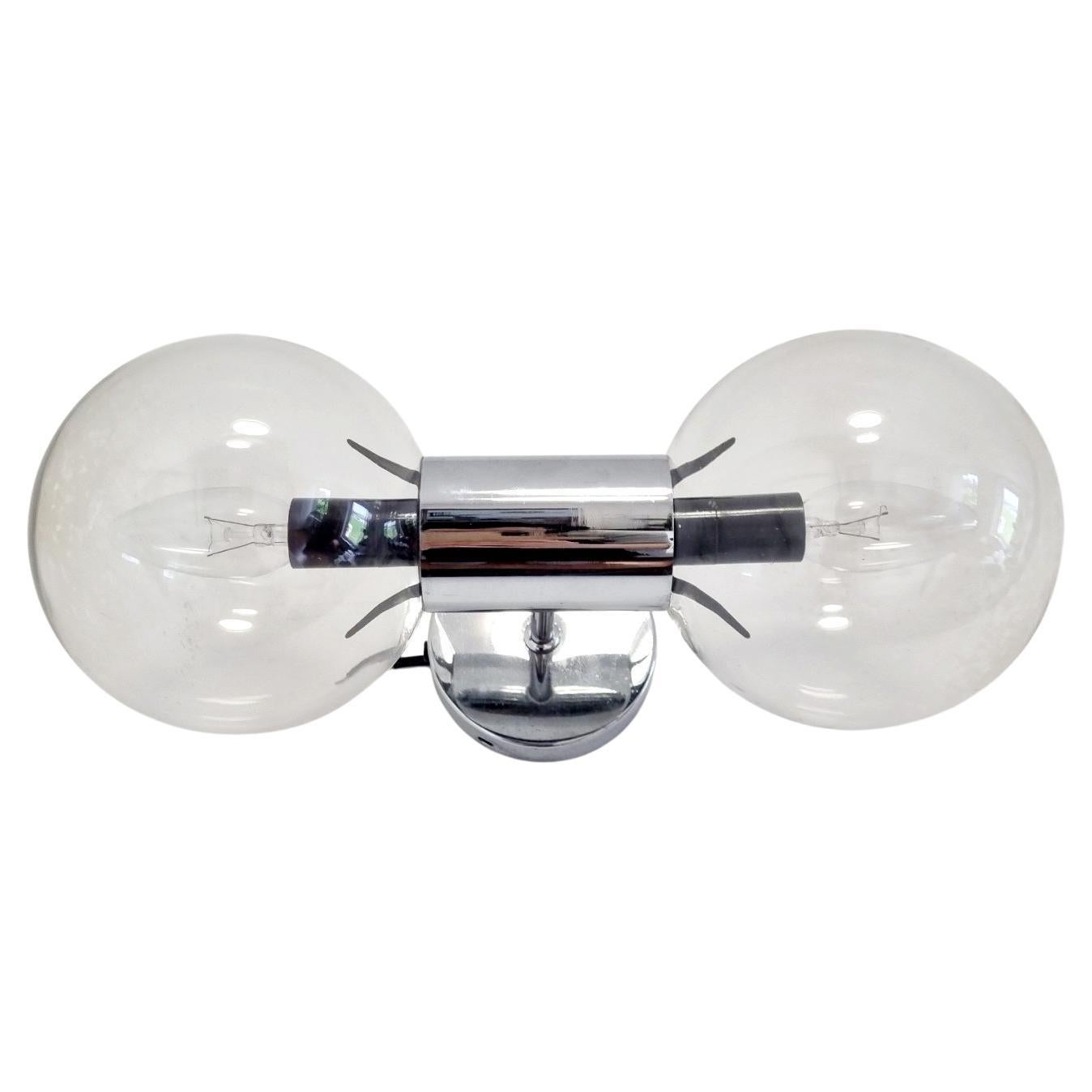 A Space Age Sputnik Wandleuchte von Sijaj Hrastnik, Jugoslawien 70er Jahre