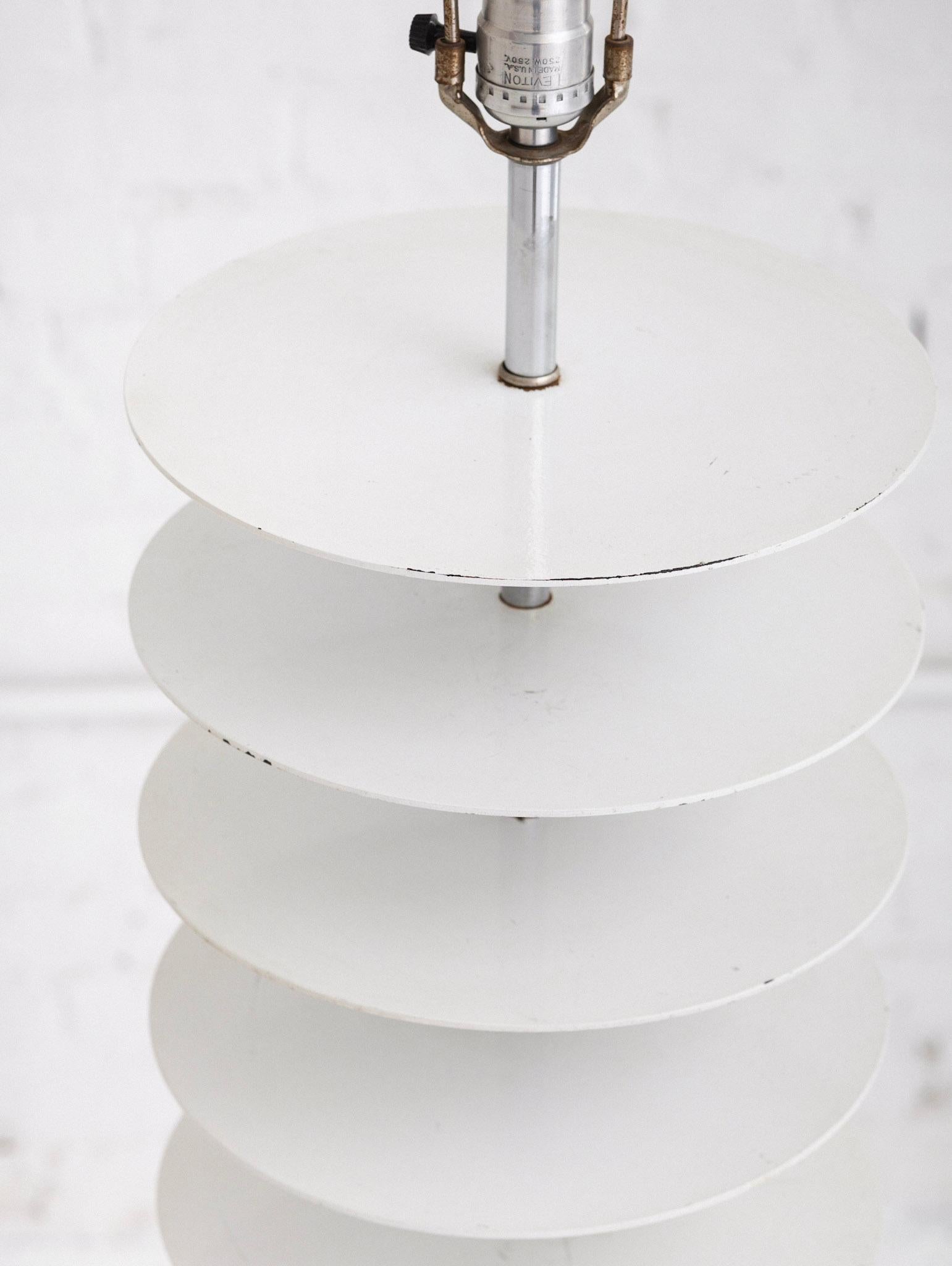 Space Age Stacked Disc Floorlamp 5