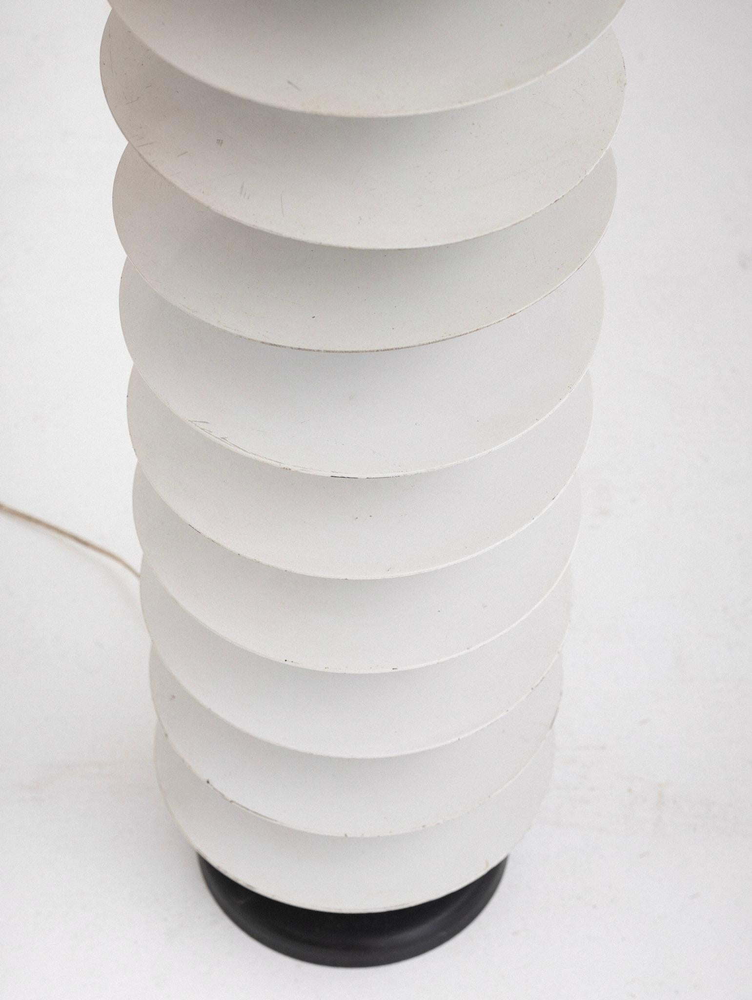 Space Age Stacked Disc Floorlamp 6