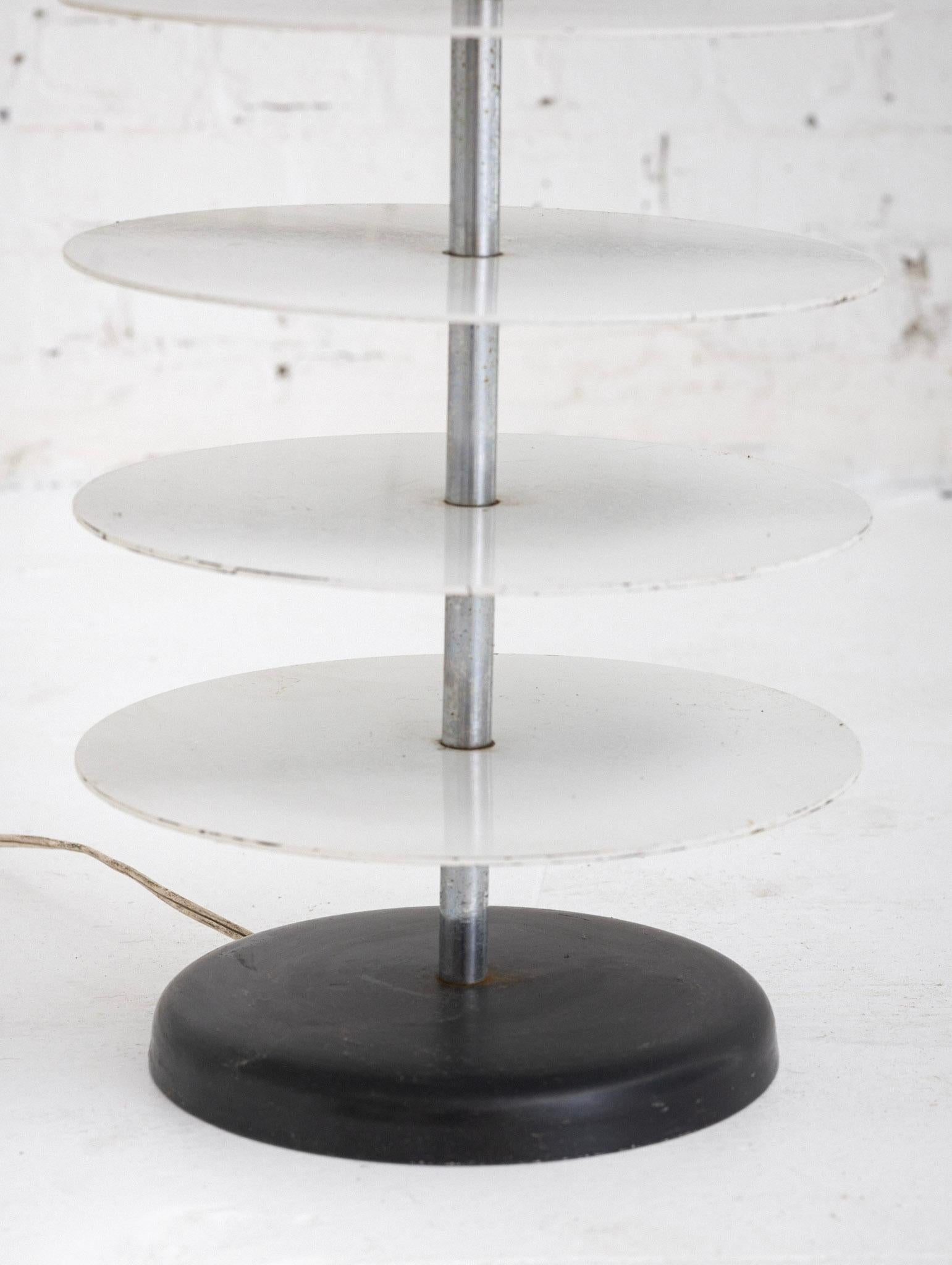 Space Age Stacked Disc Floorlamp 8