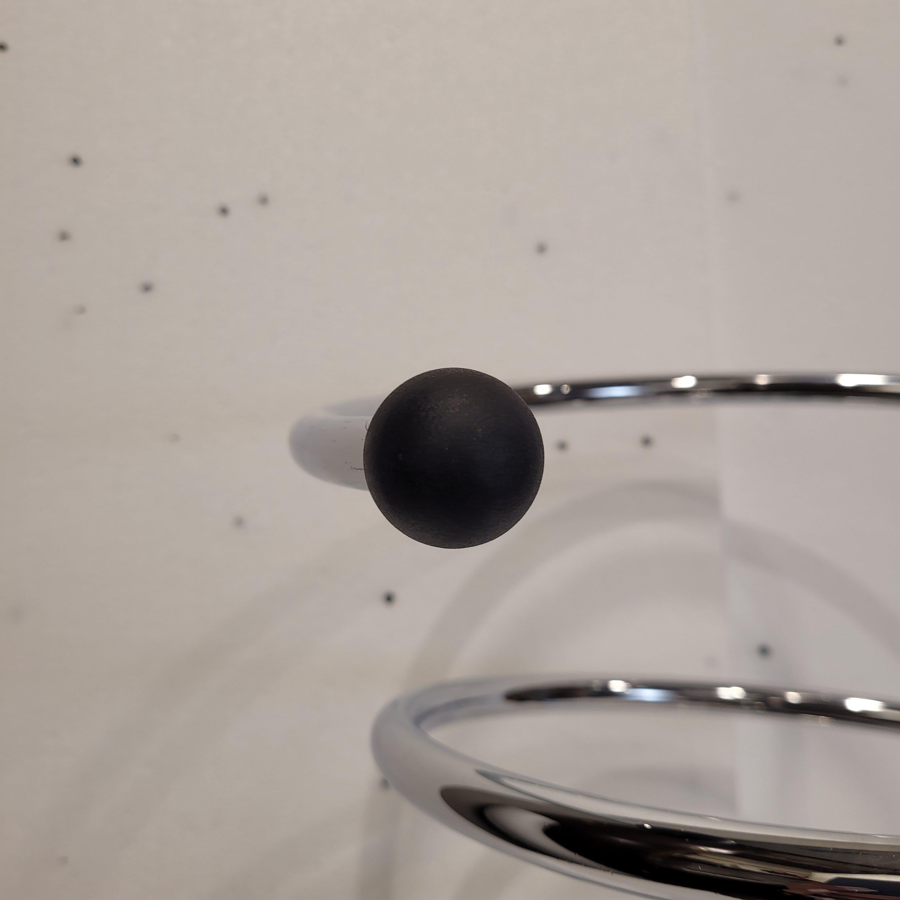 Space Age Steel Spiral Umbrella Stand, Mid-Century Italy For Sale 15