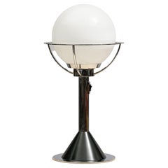 Space Age Style Chrome and Glass Lamps from the 1980s/1990s