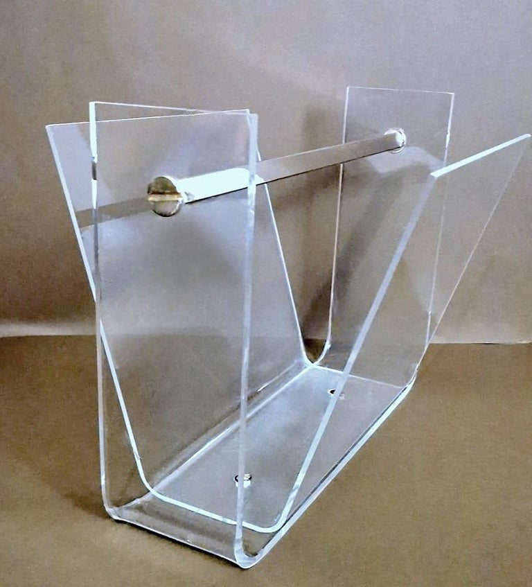 Portariviste da terra in plexiglass trasparente Trudi