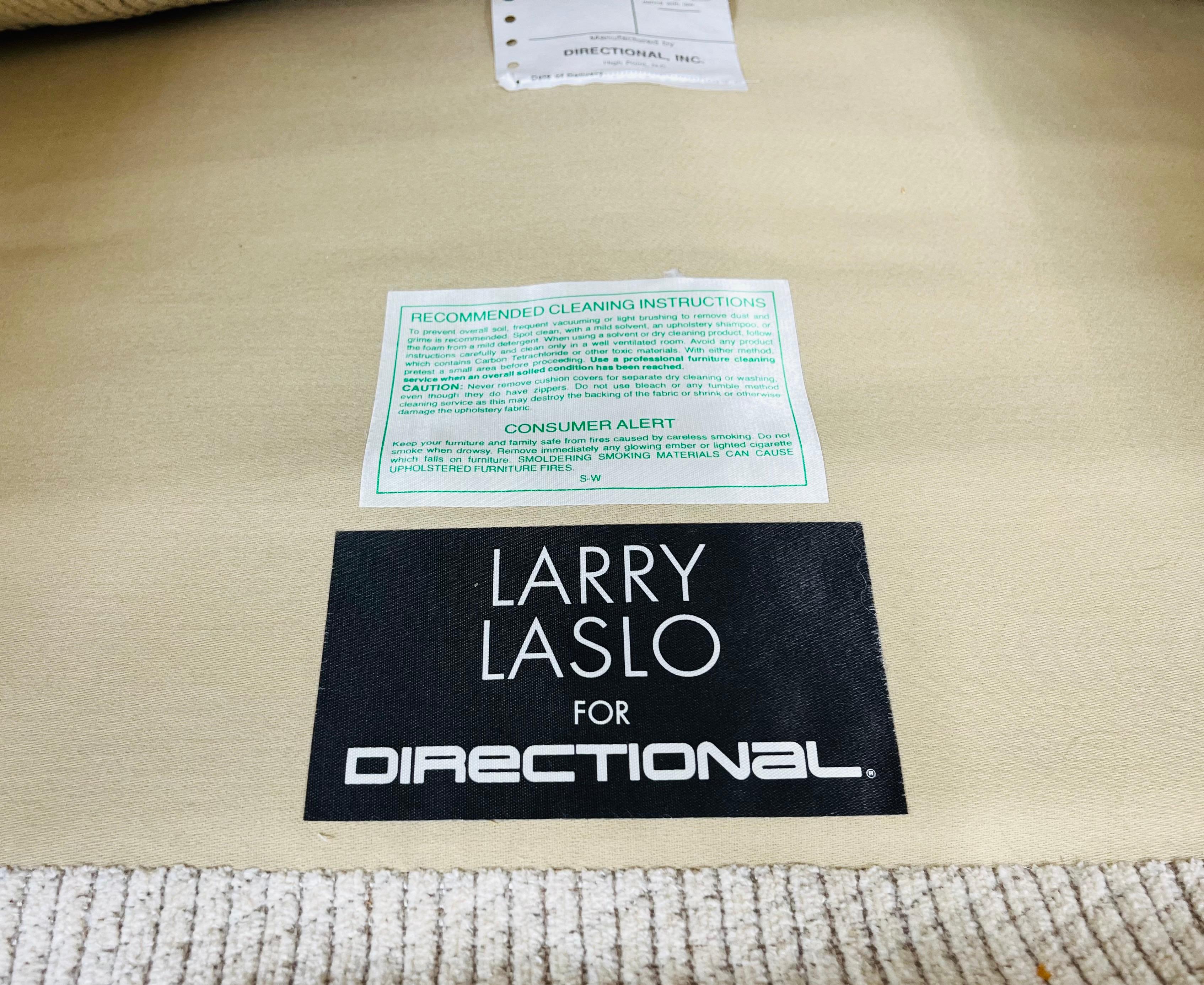 Space Age Style Off-White Club Chair By Larry Laslo For Directional For Sale 1