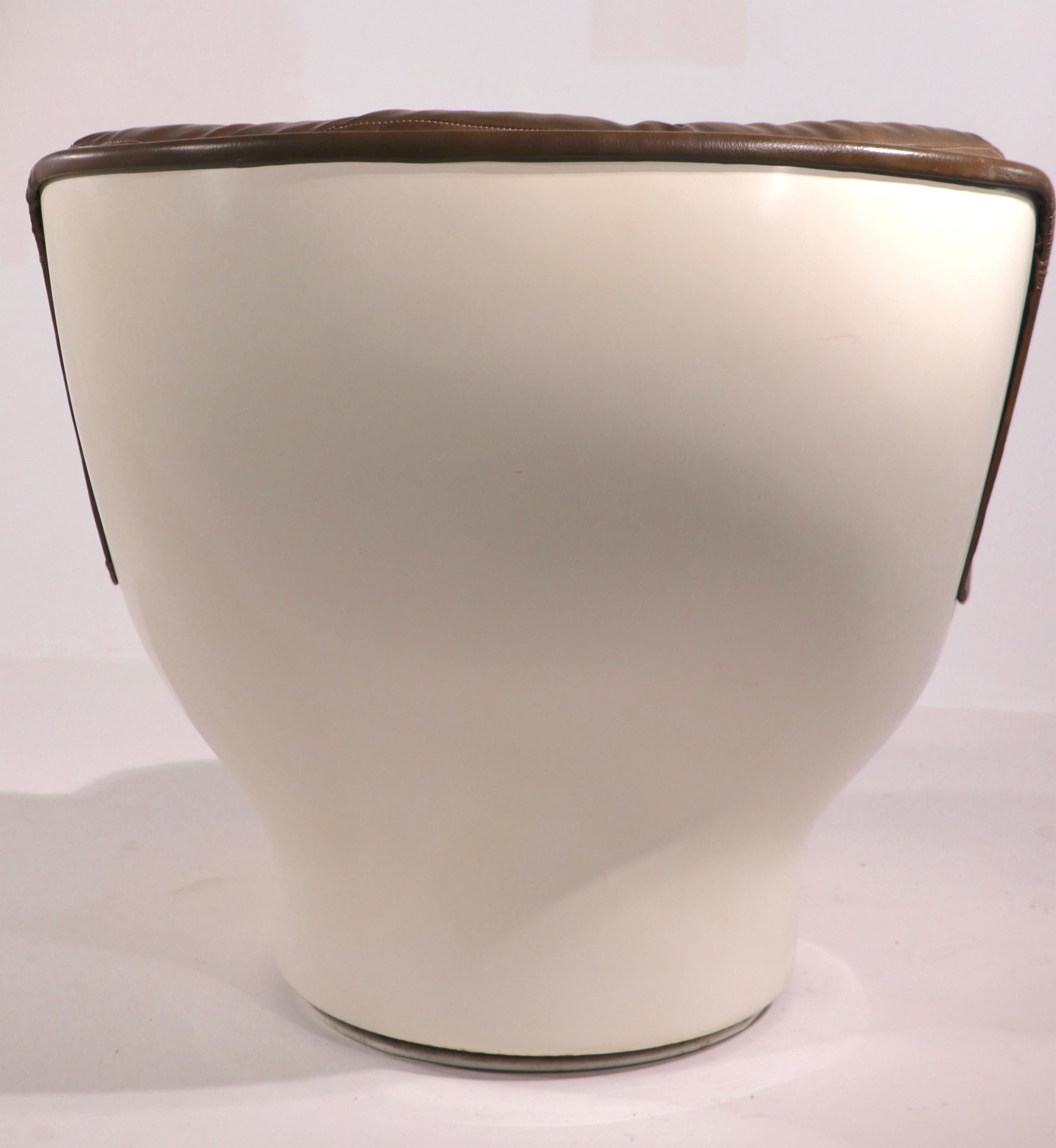 Space Age Swivel Chair by Charlton after Baughman 1