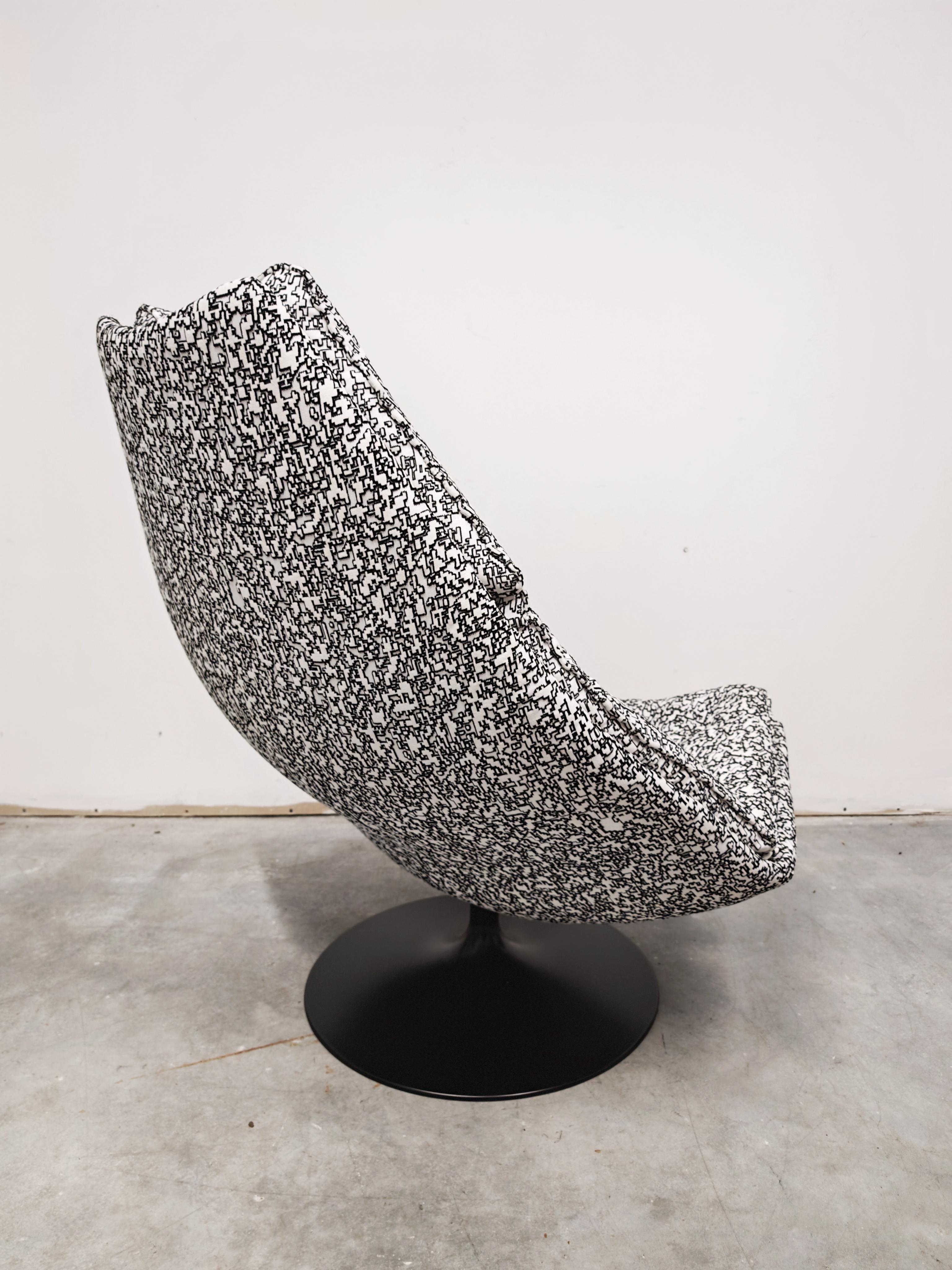 Chaise longue pivotante FS 588 conçue par Geoffrey Harcourt pour Artifort Excellent état - En vente à Beograd, RS