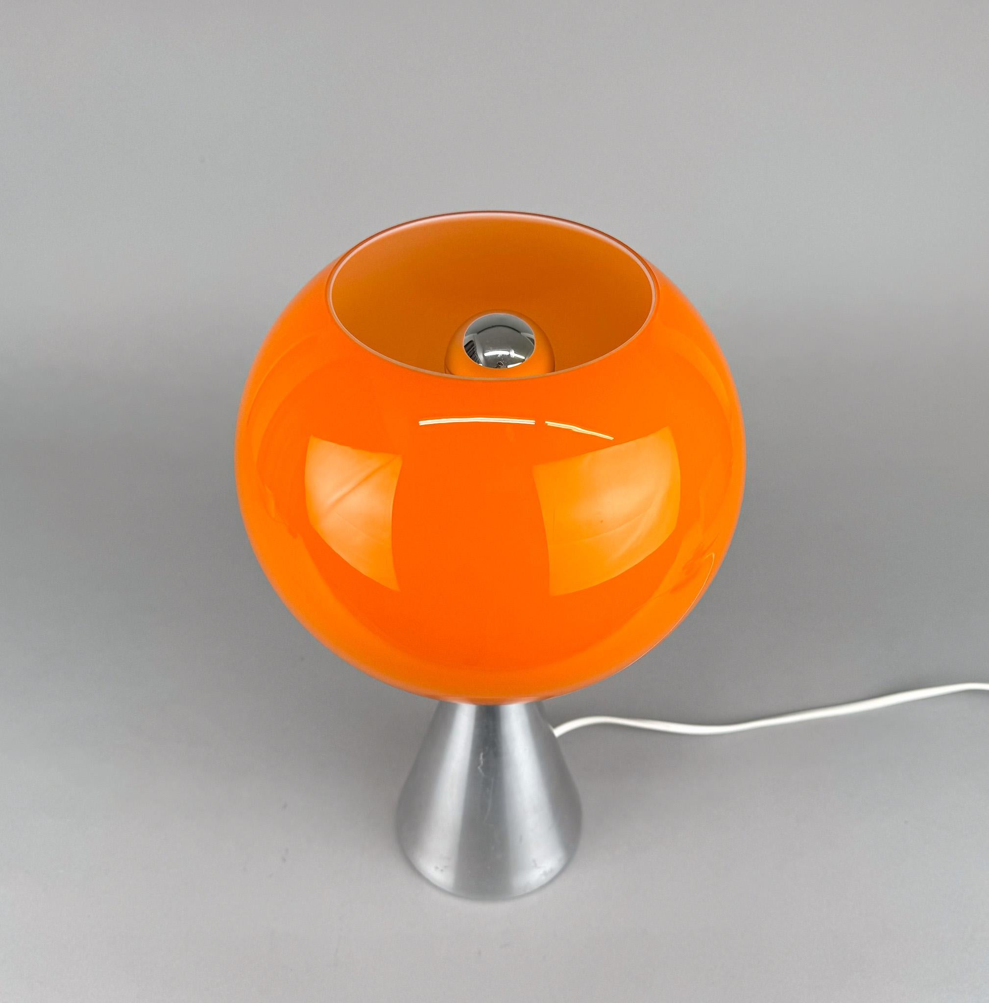Lámpara de mesa Space Age de Aloys Gangkofner para ERCO, años 70 Alemán en venta