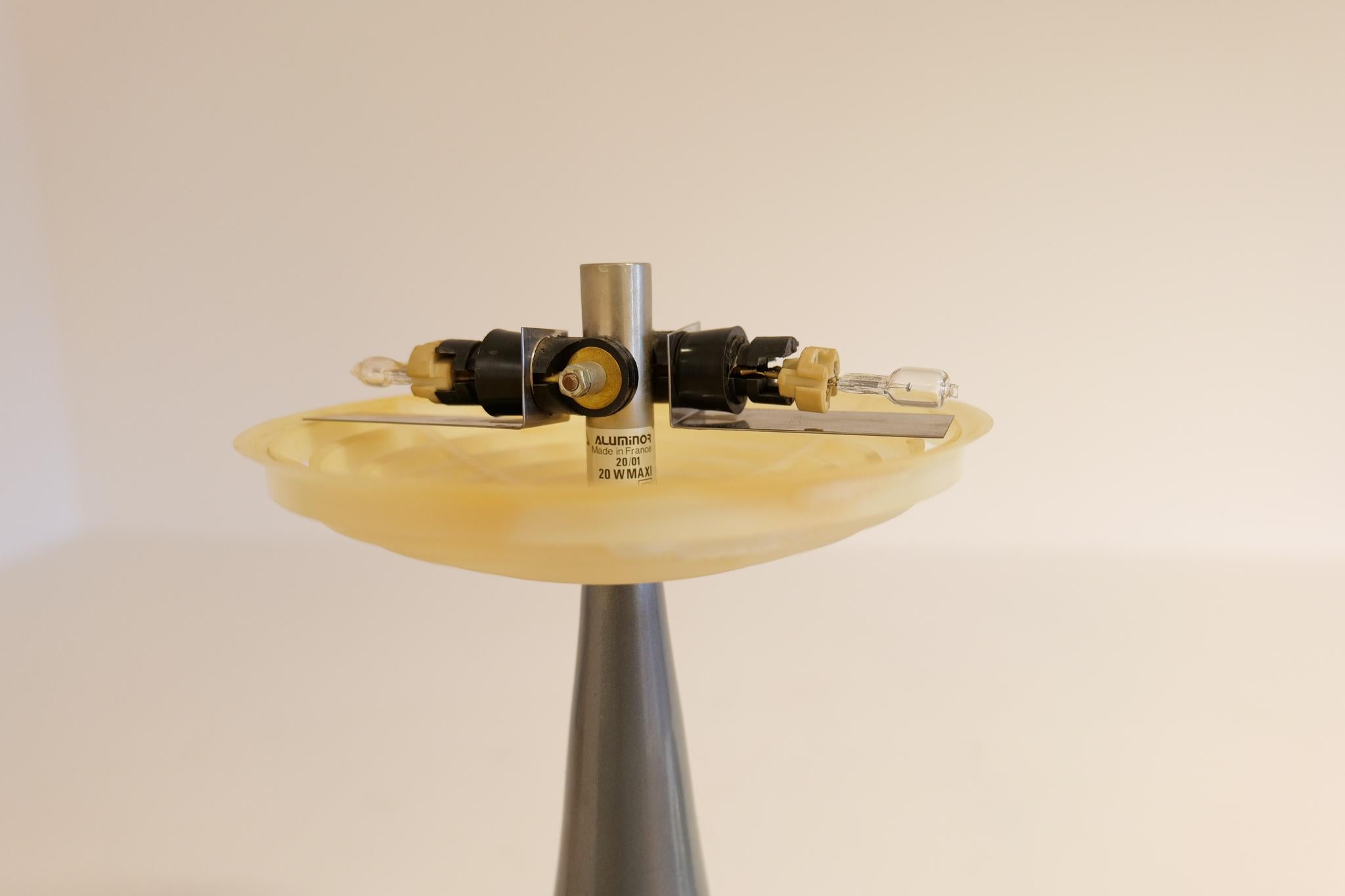 Space Age Table Lamp Aluminor France 1990s For Sale 8
