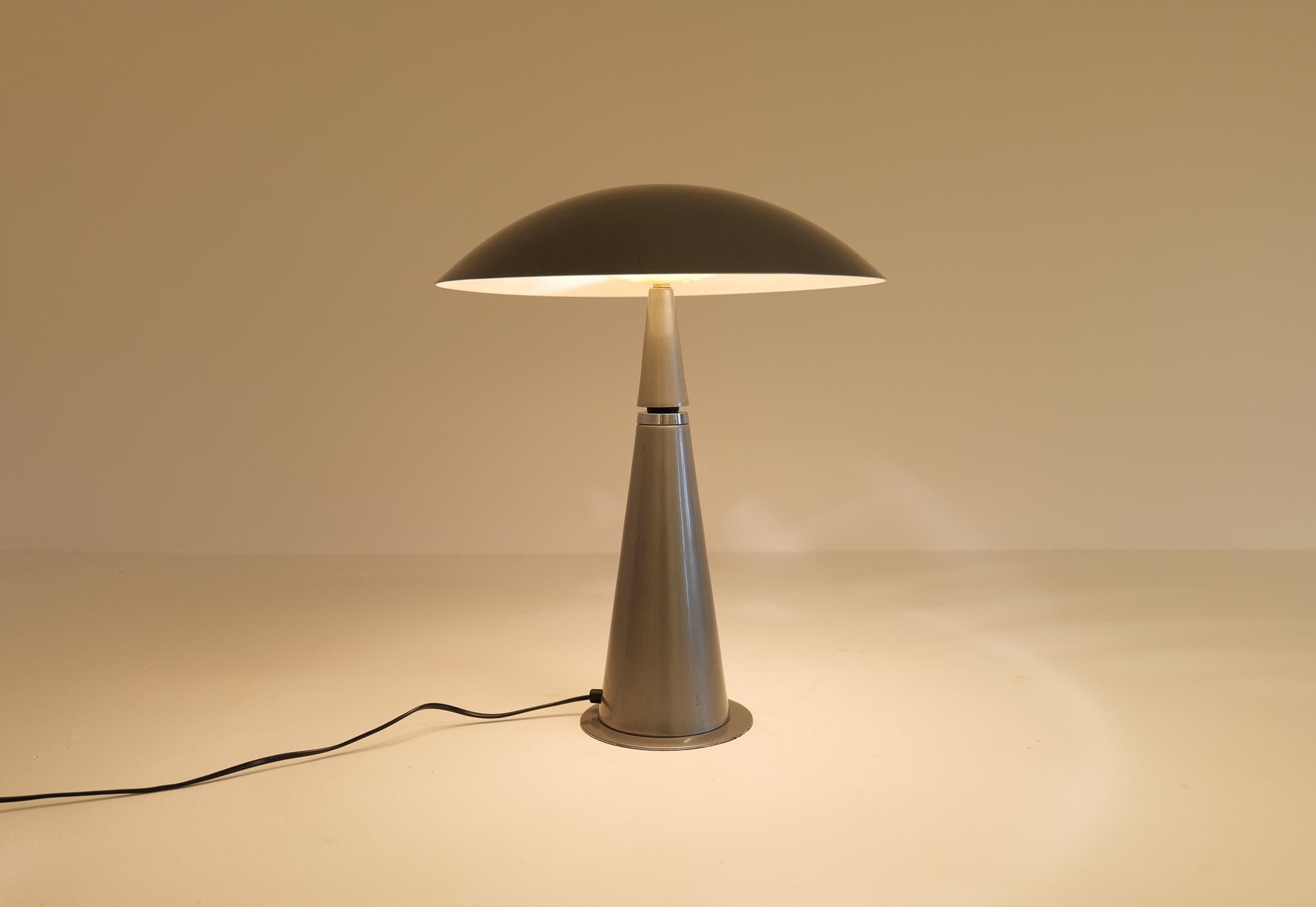 French Space Age Table Lamp Aluminor France 1990s For Sale