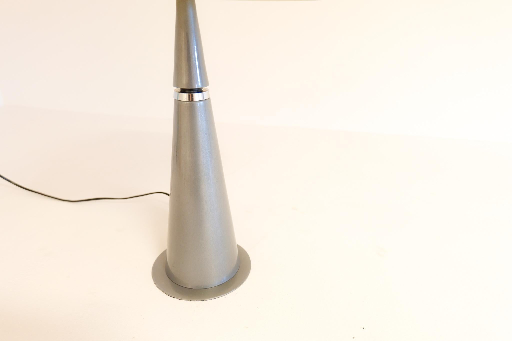 Late 20th Century Space Age Table Lamp Aluminor France 1990s For Sale