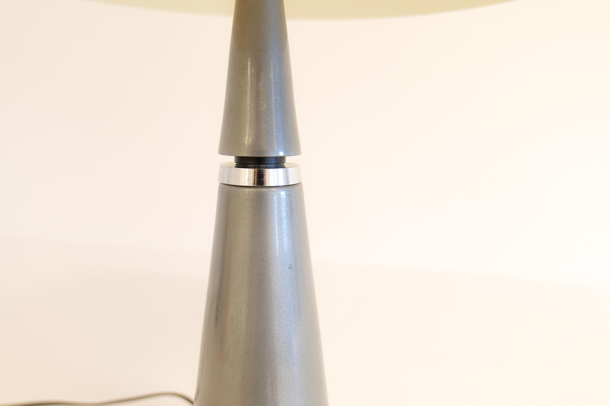 Aluminum Space Age Table Lamp Aluminor France 1990s For Sale