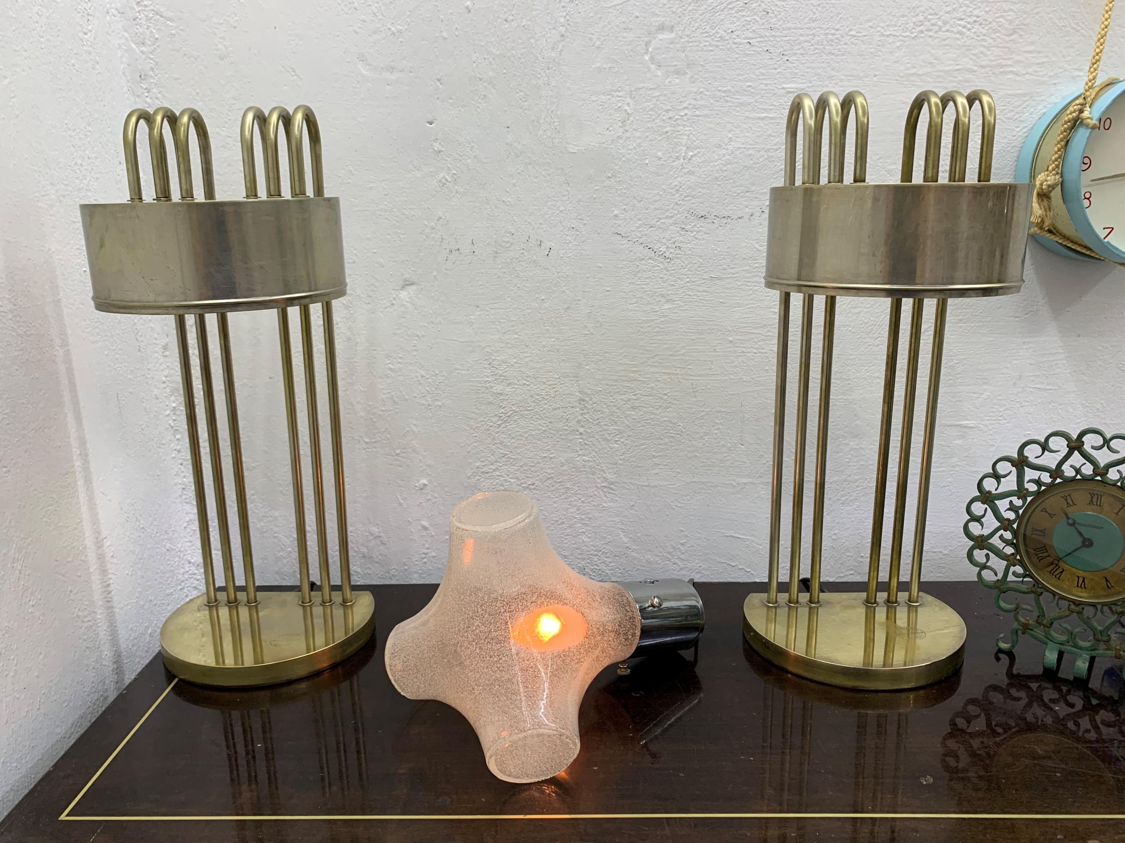 Fin du 20e siècle Lampe de table Space Age d'Aldo Nason pour Mazzega en verre de Murano Italie:: vers 1970 en vente