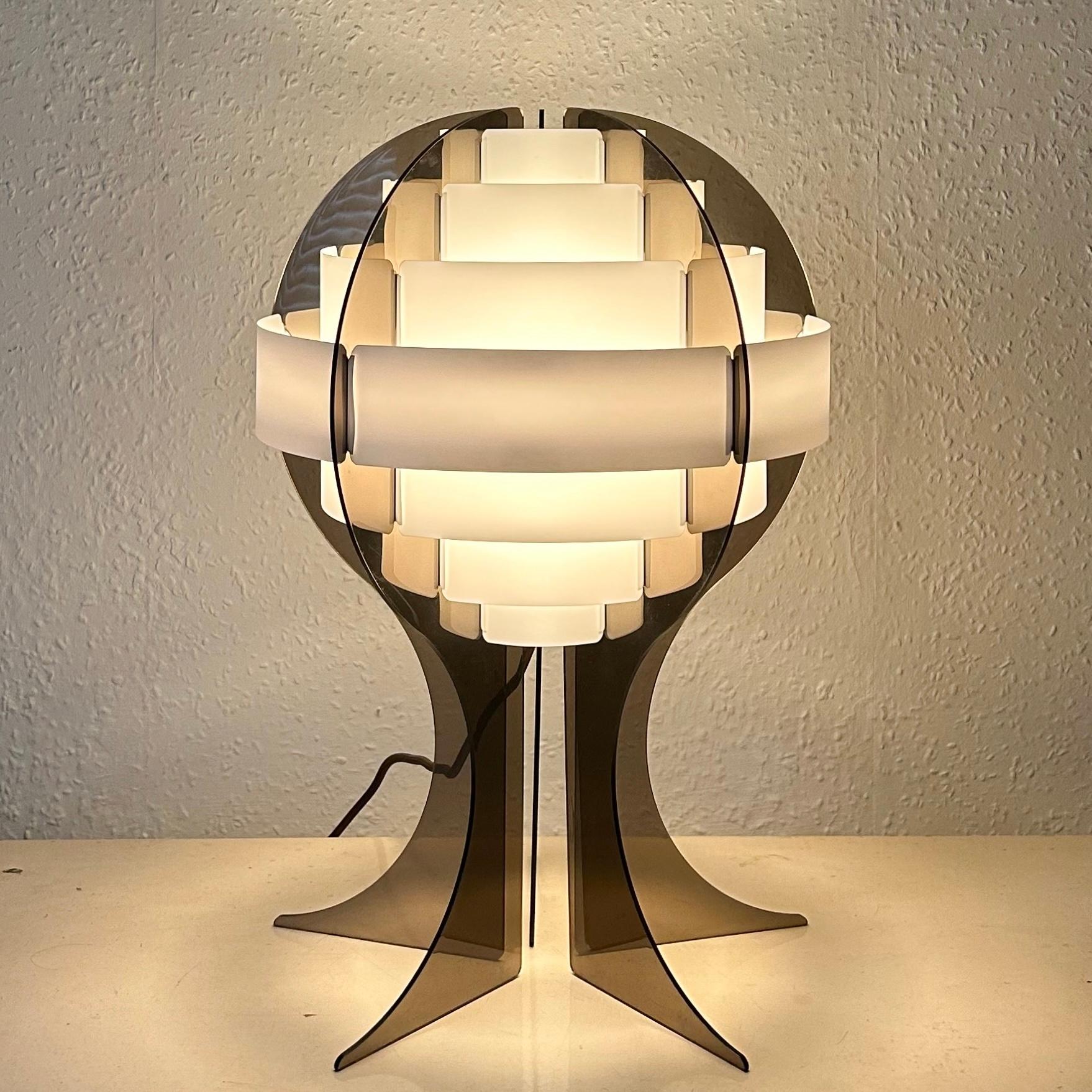 Space Age Table Lamp by Flemming Brylle & Preben Jacobsen for Quality System - Danish, c1960/70s