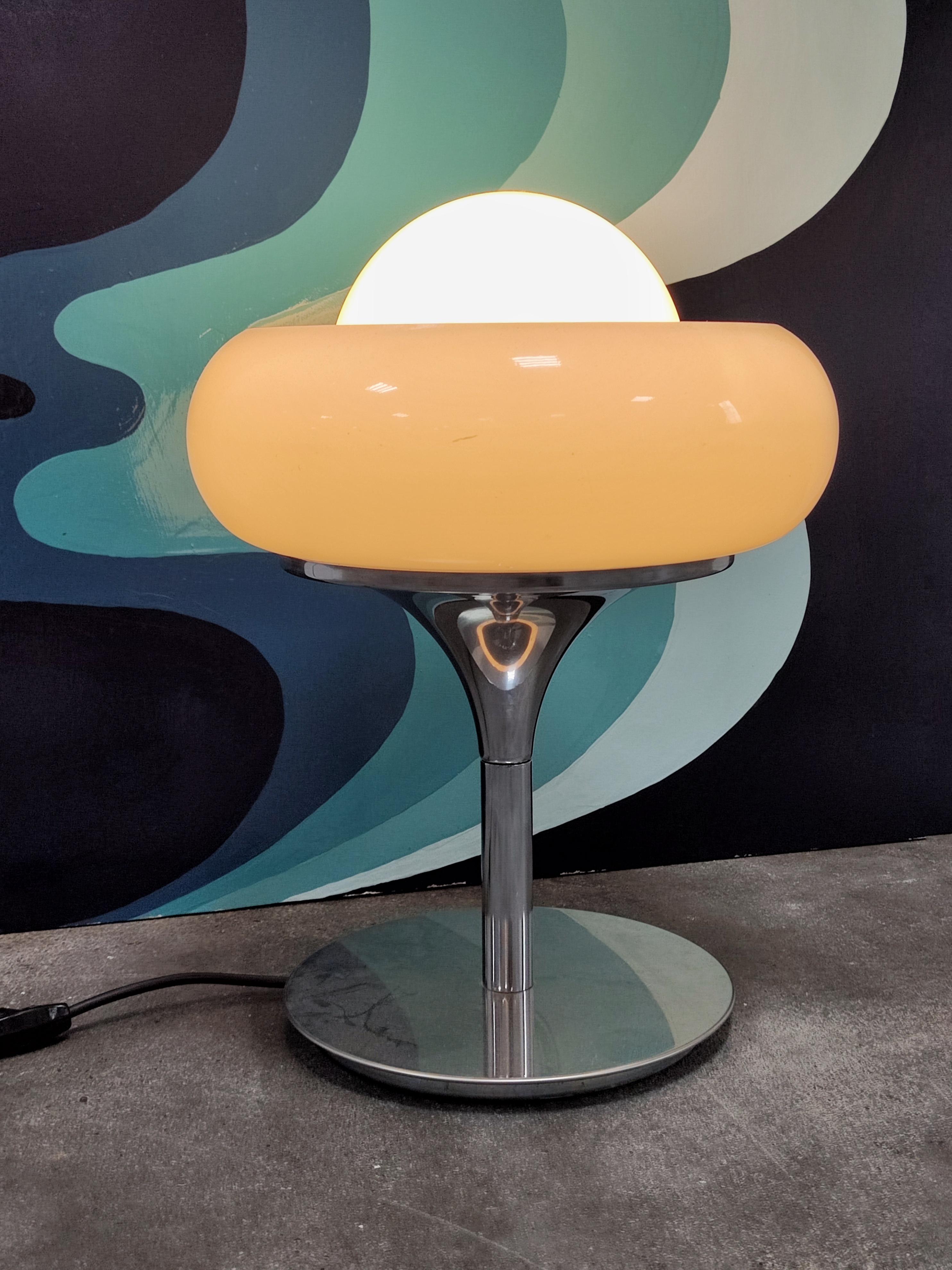 Space Age Table Lamp by Harvey Guzzini for Meblo, Model Jadran, Yugoslavia 1970s In Good Condition In Beograd, RS