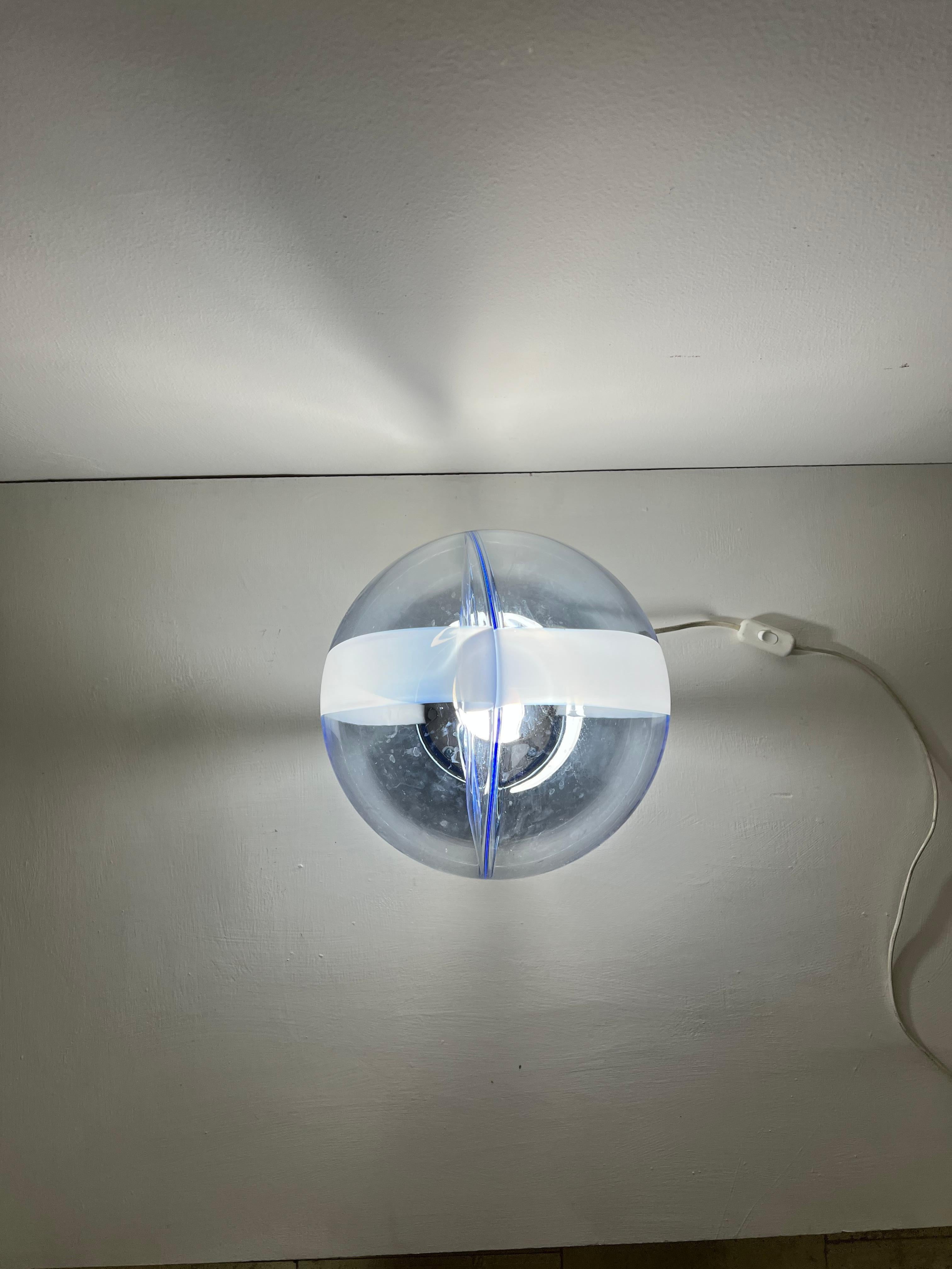Space Age Table Lamp by Toni Zuccheri for Venini, 1960 in Murano Glass For Sale 9