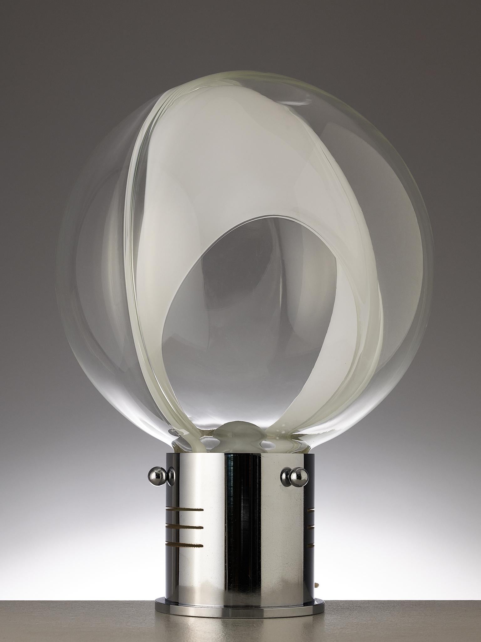 Italian Space Age Table Lamp by Toni Zuccheri for Venini