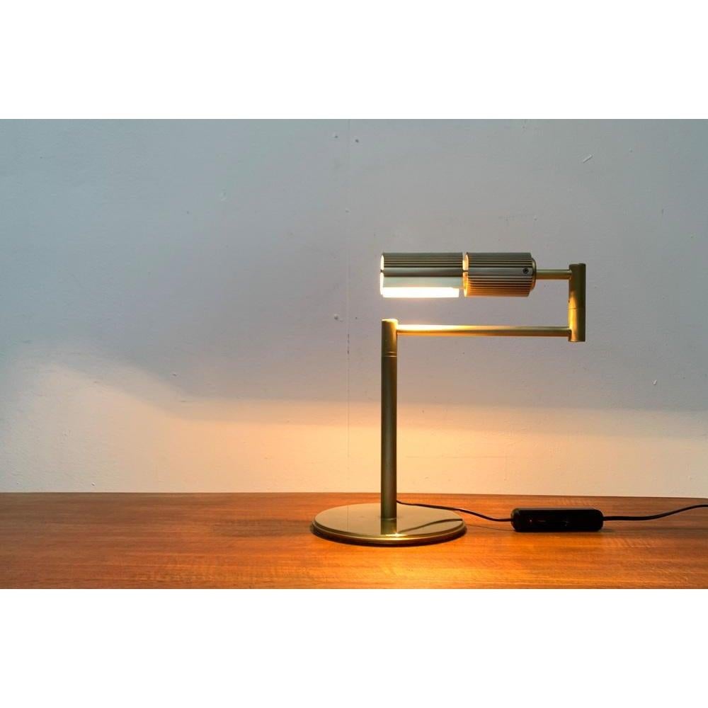 Lampe de table de l'ère spatiale de V. Frauenknecht pour Swisslamps International, 1970 Excellent état - En vente à Hamburg, DE