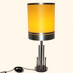 Space Age Table Lamp in Chromed Metal att. to Gaetano Sciolari (1927-1994)