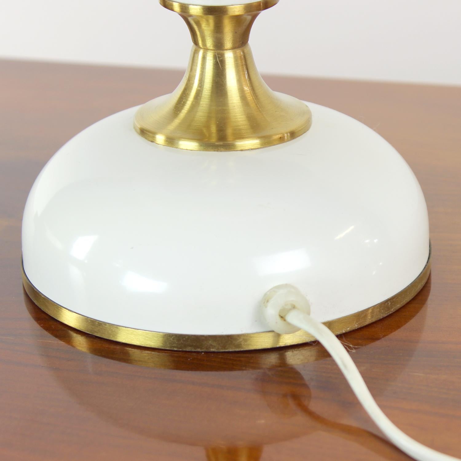 Space Age Table Lamp In Metal & Glass By Napako, Czechoslovakia 1970s im Angebot 3
