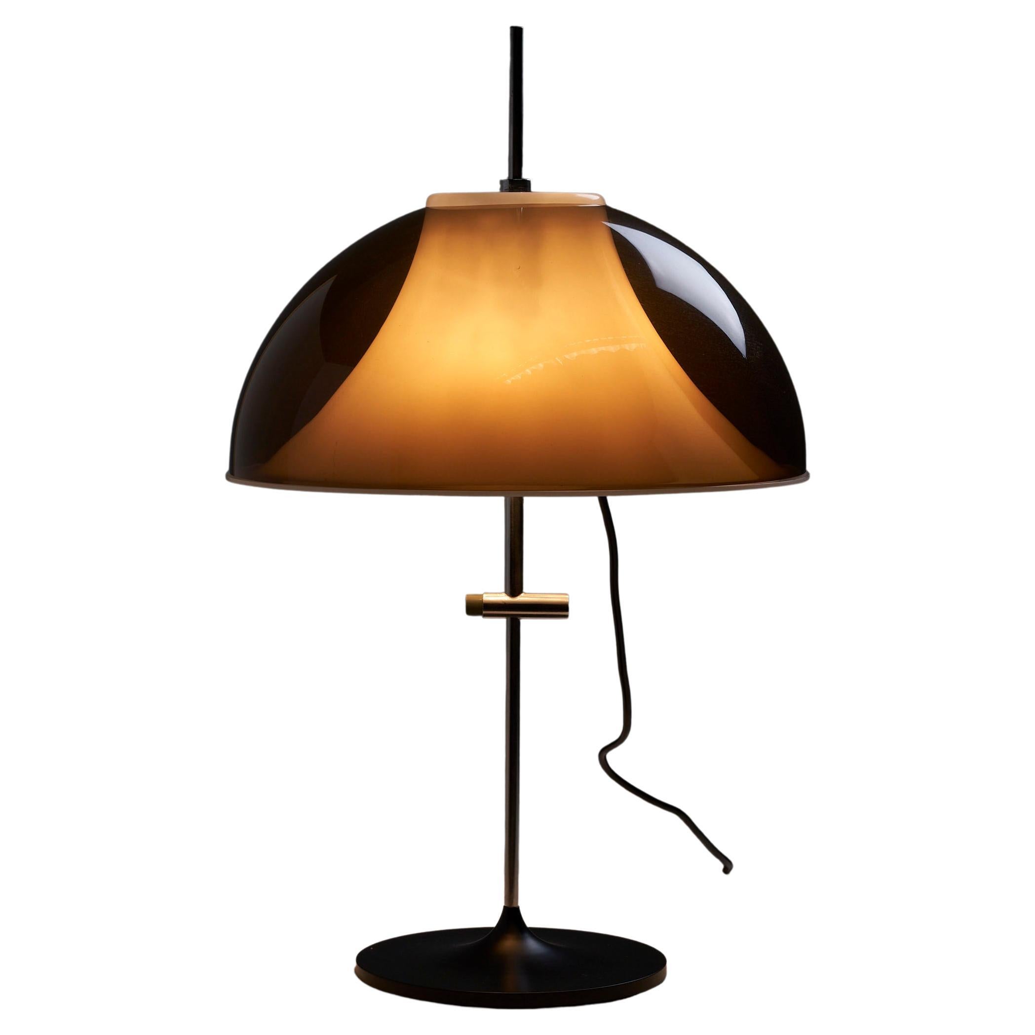 Space Age Table Lamp With Mushroom Style Shade