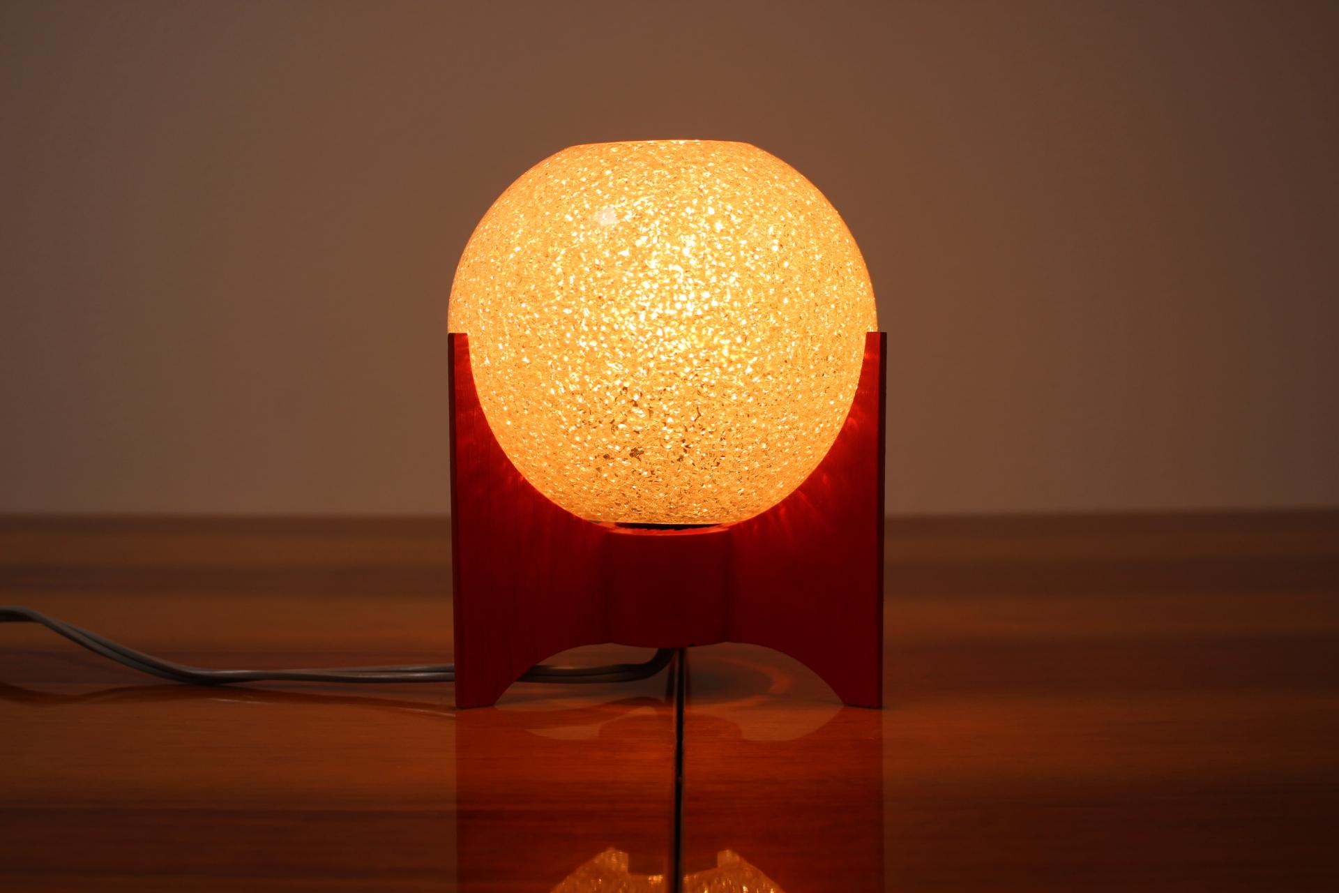 Plastic Space Age Table Lamp/ Pokrok Žilina, 1960's For Sale
