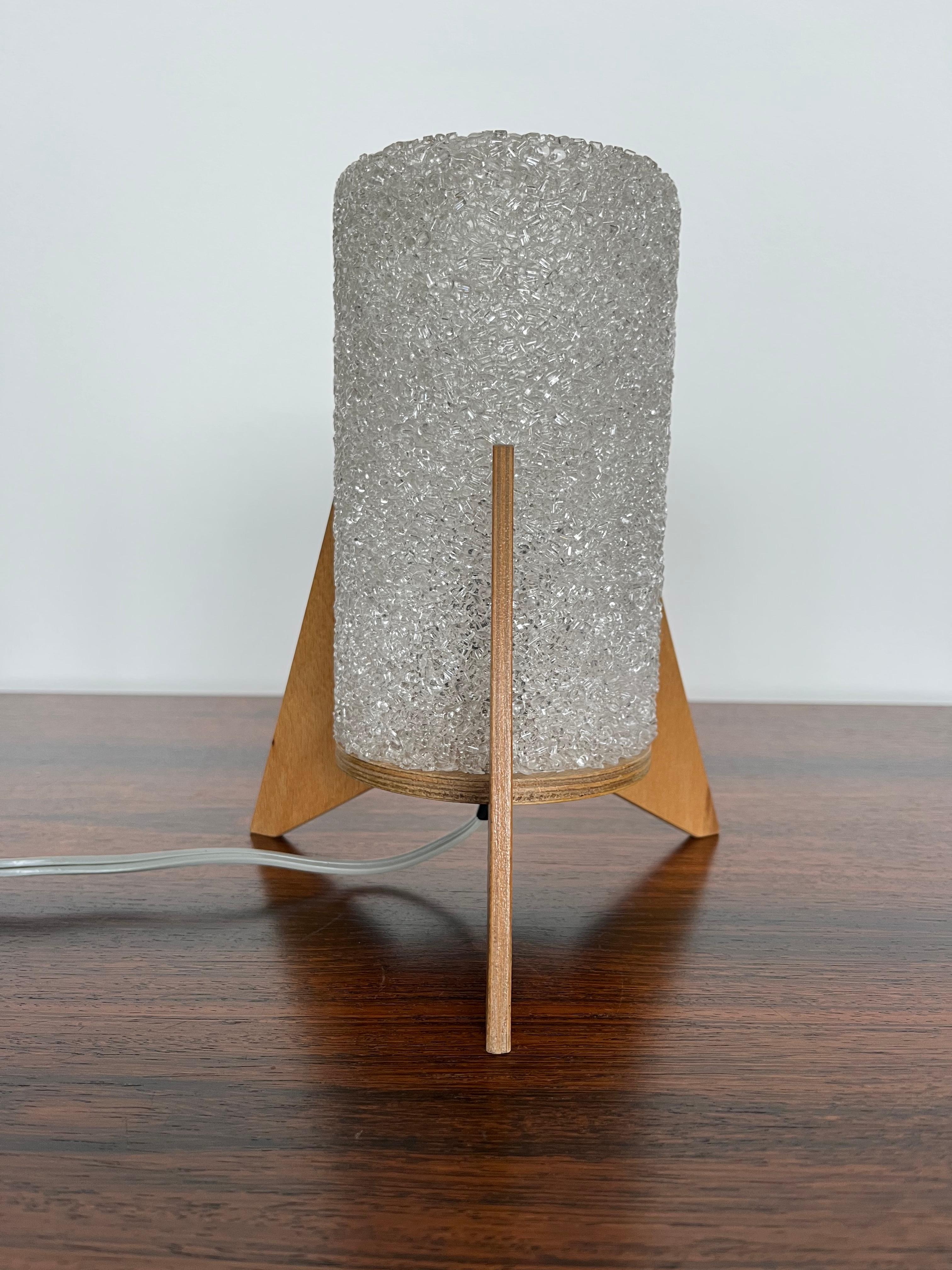 Plastic Space age Table Lamp Rocket by Pokrok Zilina, 1970´s For Sale