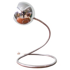 Space Age Table Lamp Serpente by Goffredo Reggiani, Chrome, Italy 1970s