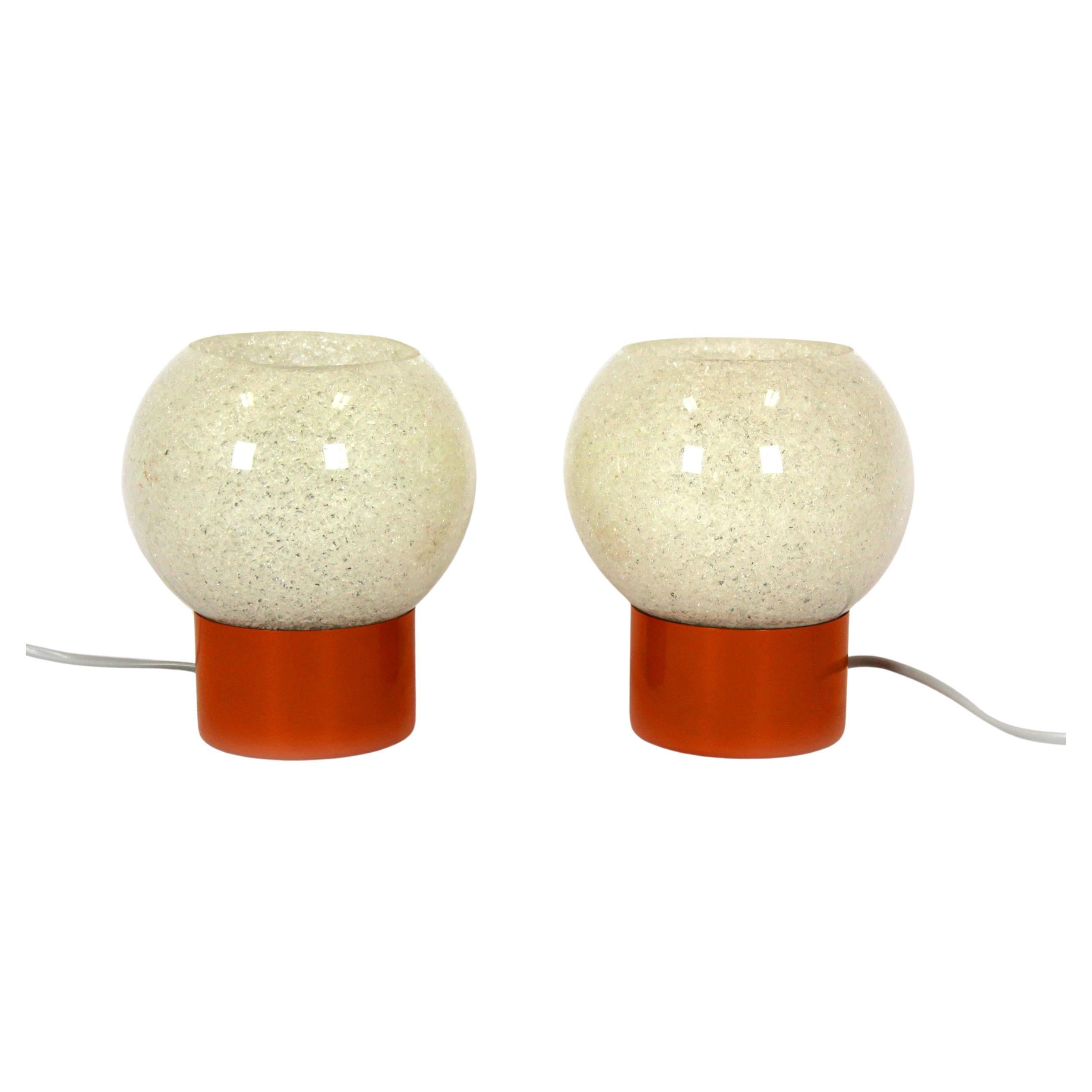 Space Age Table Lamps from Pokrok Zilina, 1970s, Set of 2