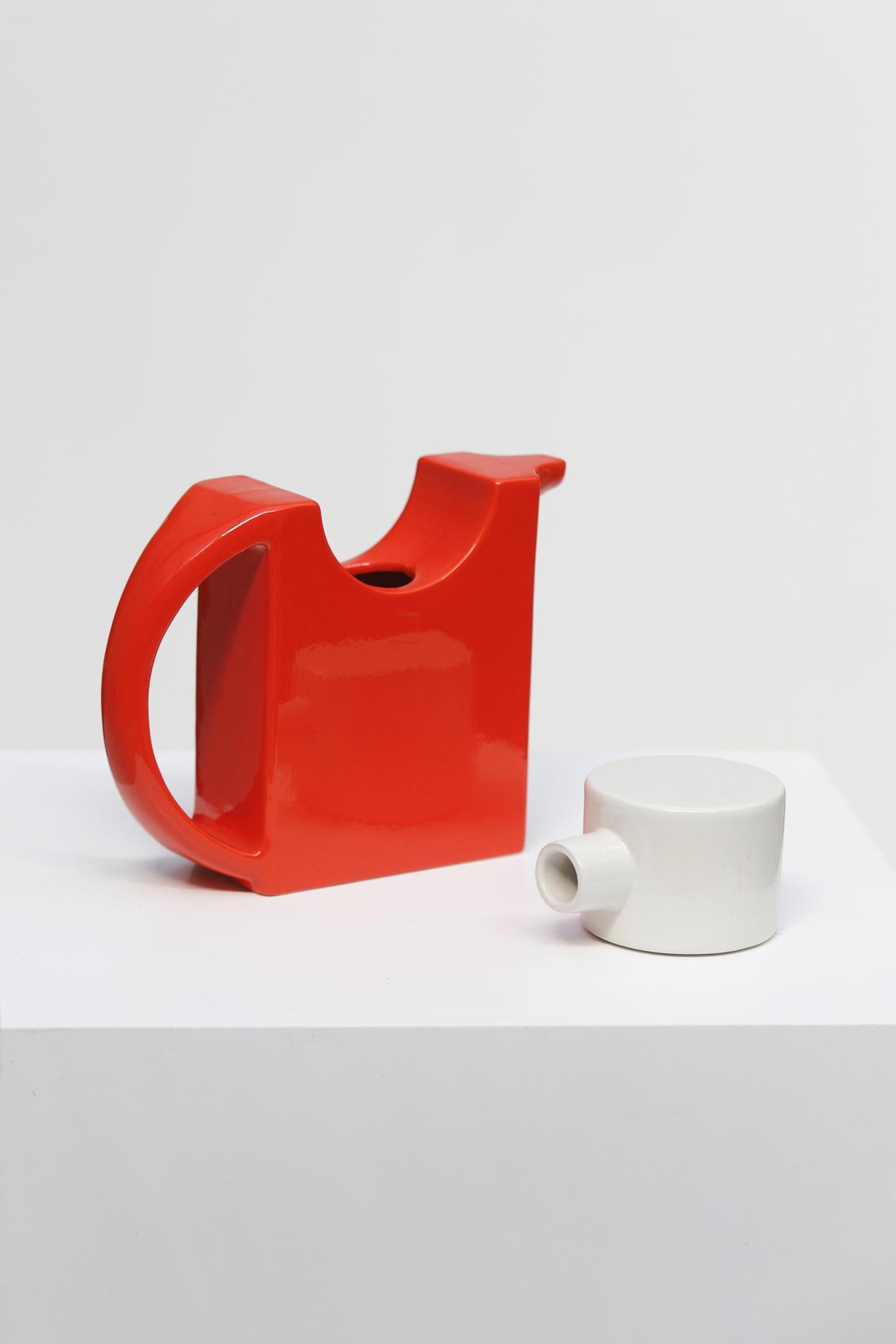 Tetera / cafetera de la Era Espacial Por Sele Arte Nove, Italia, 1960S mediados del siglo XX