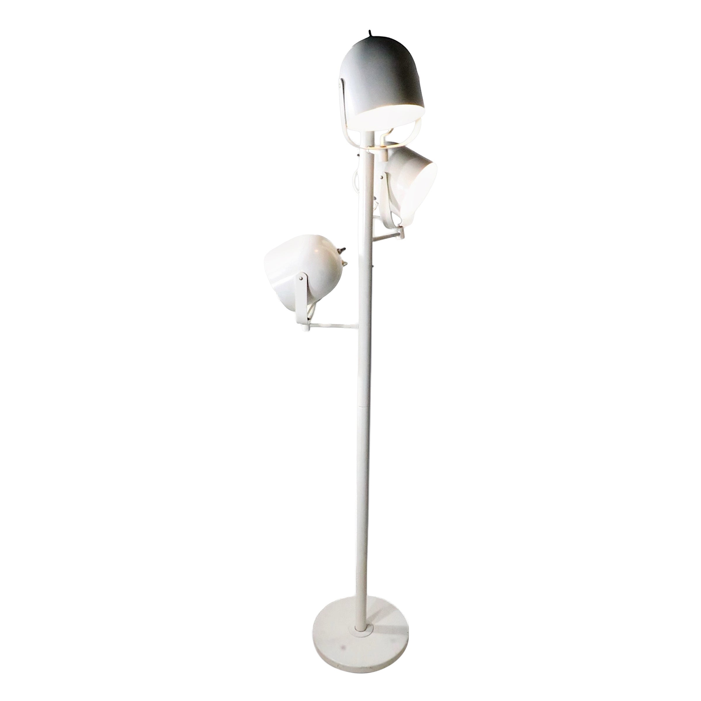 Space Age Three Light Floor Lamp att. to Thurston c. 1970's