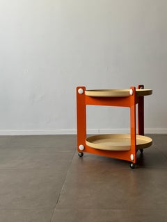 Carrello AGE di Luigi Massoni & Massoni per Guzzini, Italia, anni '70