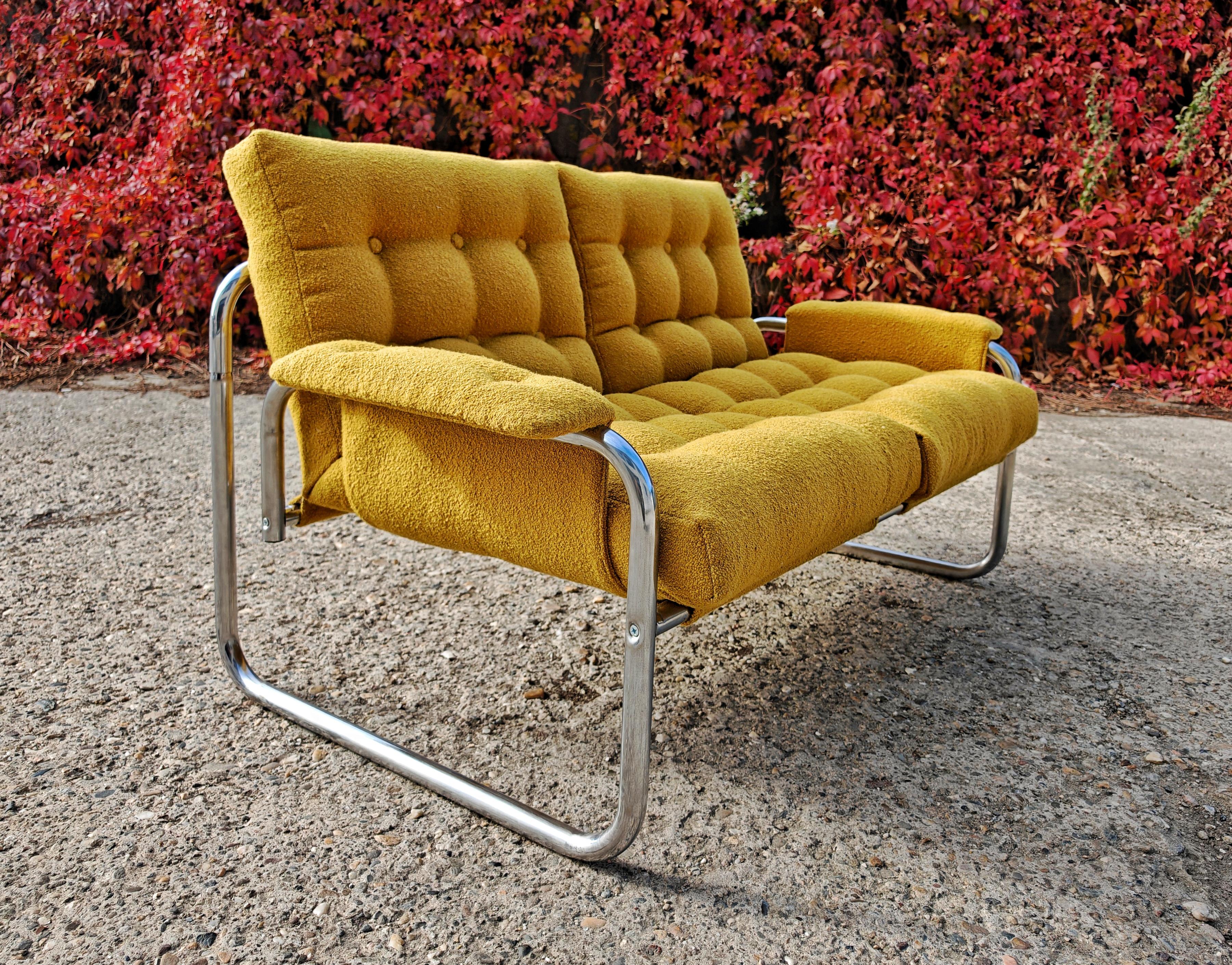 Canapé 2 places tubulaire de Space, designé par Johan Bertil Haggstrom pour IKEA en vente 11