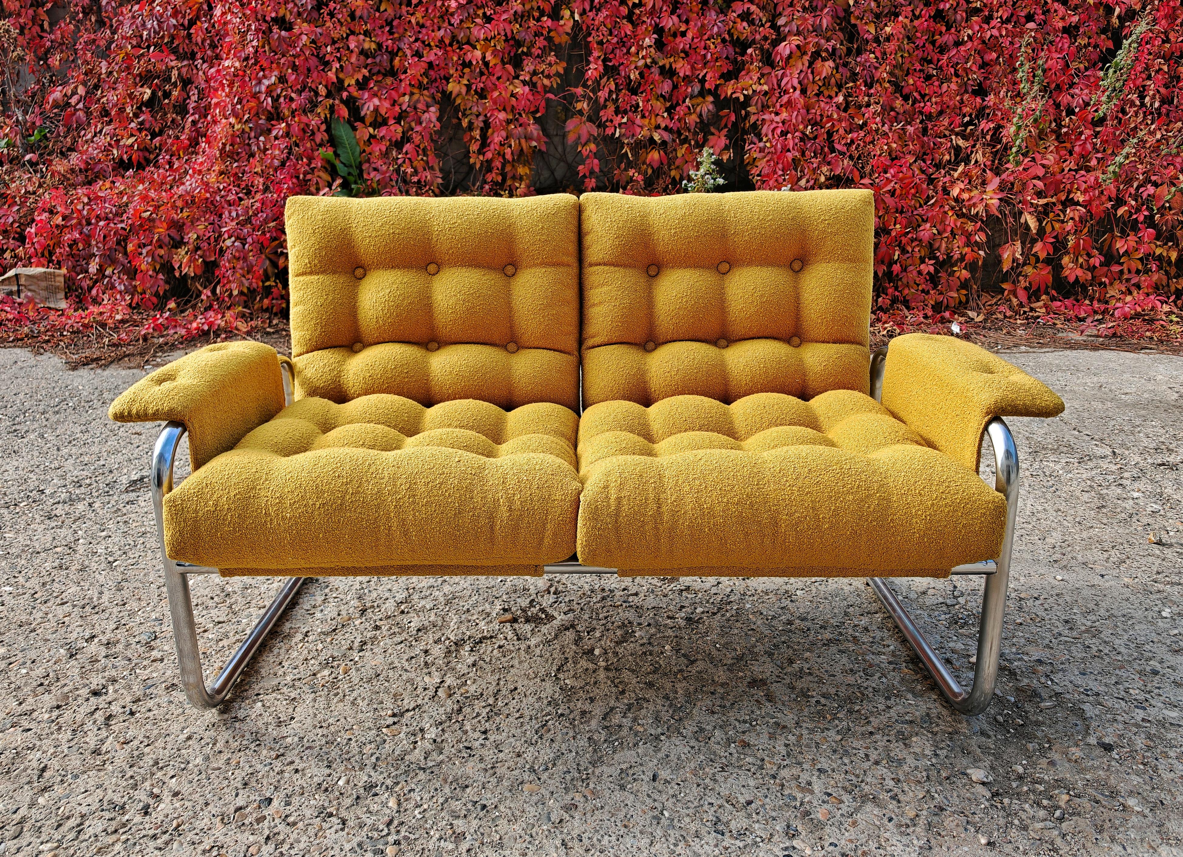 Canapé 2 places tubulaire de Space, designé par Johan Bertil Haggstrom pour IKEA en vente 13