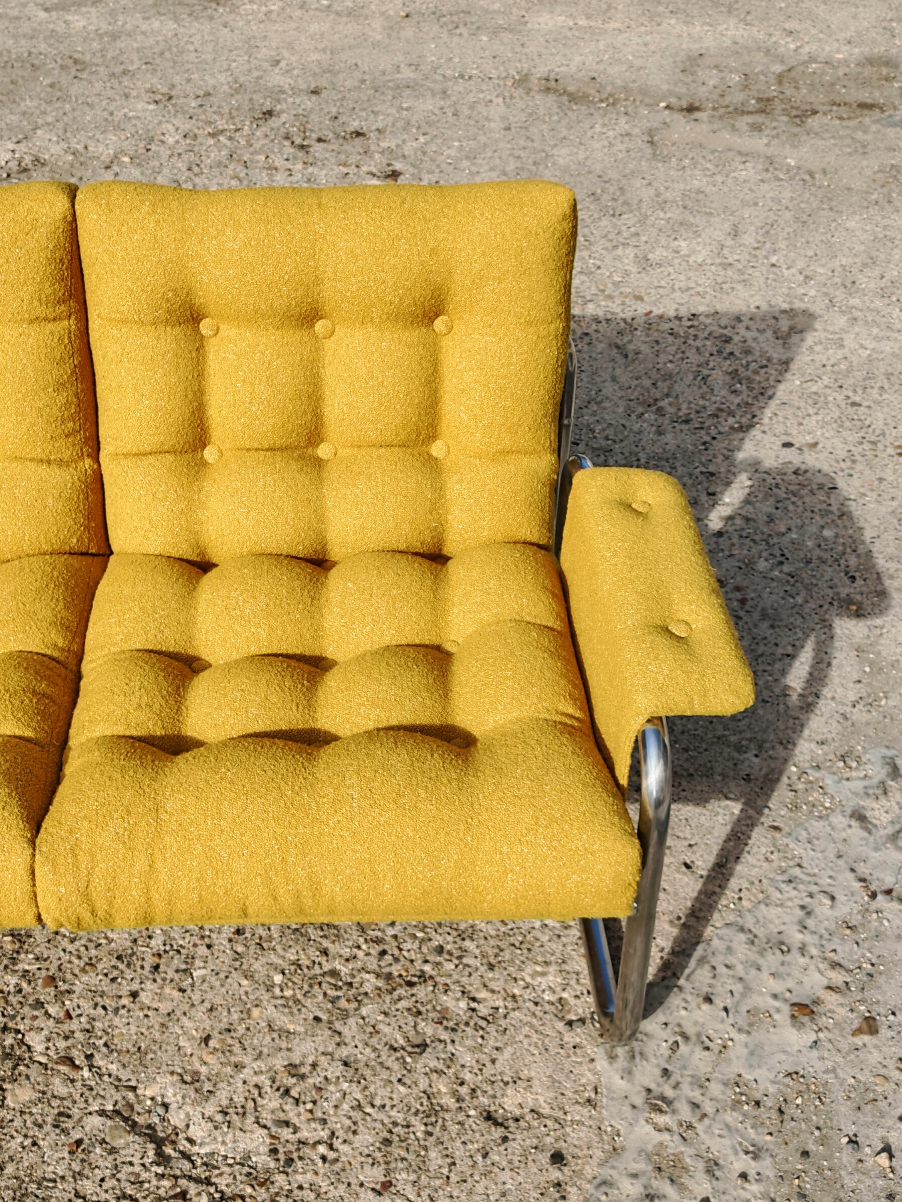 Canapé 2 places tubulaire de Space, designé par Johan Bertil Haggstrom pour IKEA Excellent état - En vente à Beograd, RS