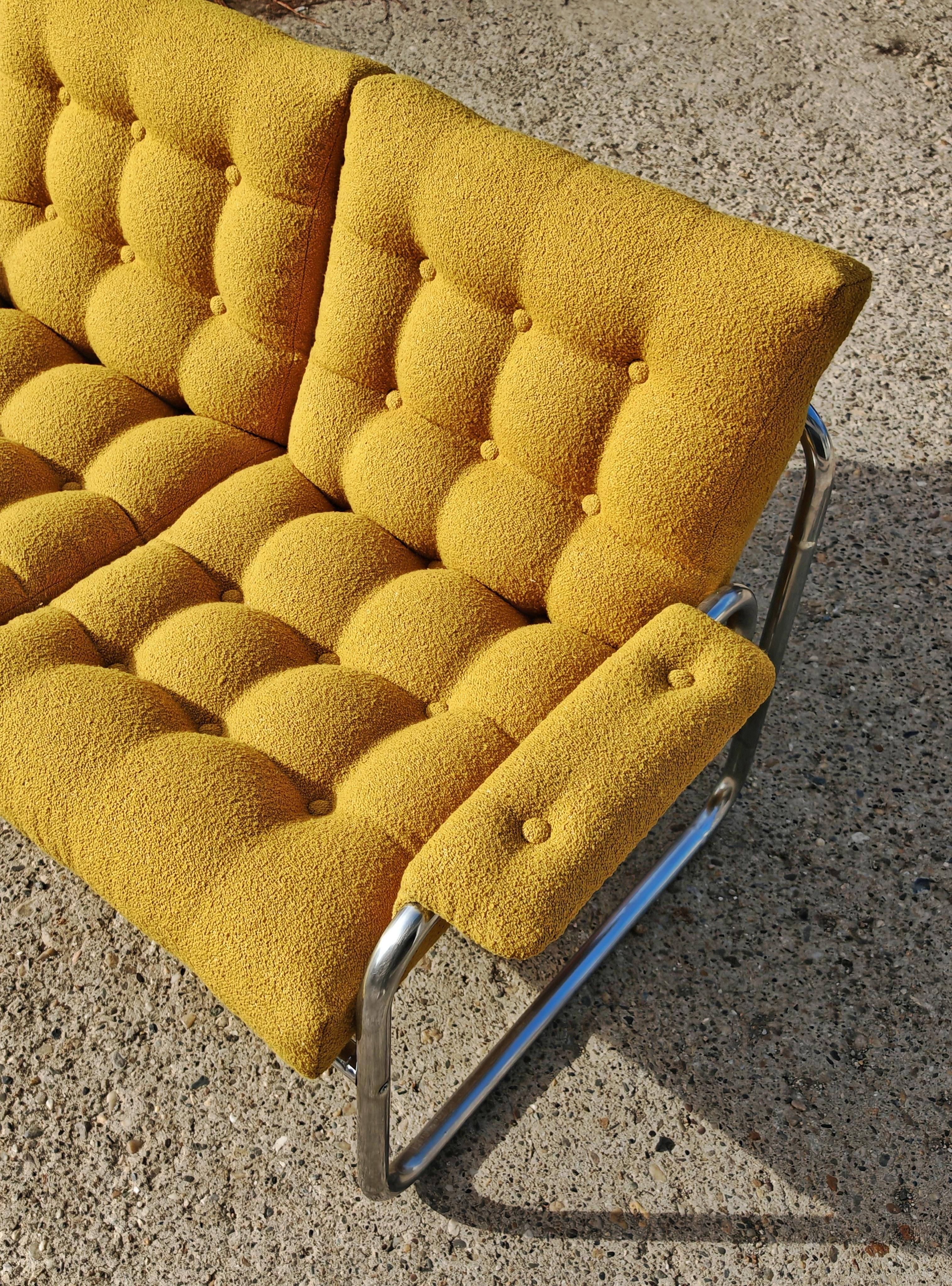 Acier Canapé 2 places tubulaire de Space, designé par Johan Bertil Haggstrom pour IKEA en vente