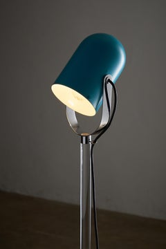 Space Age Turquoise and Lucite Floor Lamp by Cosack, 1970s