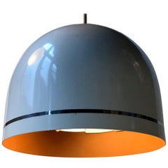 Space Age Typ 201 Dentist or Doctors White Hanging Lamp from Philips, 1960s