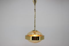 Space Age UFO Brass Pendant by Kamenicky Senov, 1970