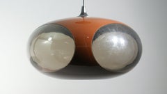 Space Age Ufo Brown Lamp by Luigi Colani, circa 1960s