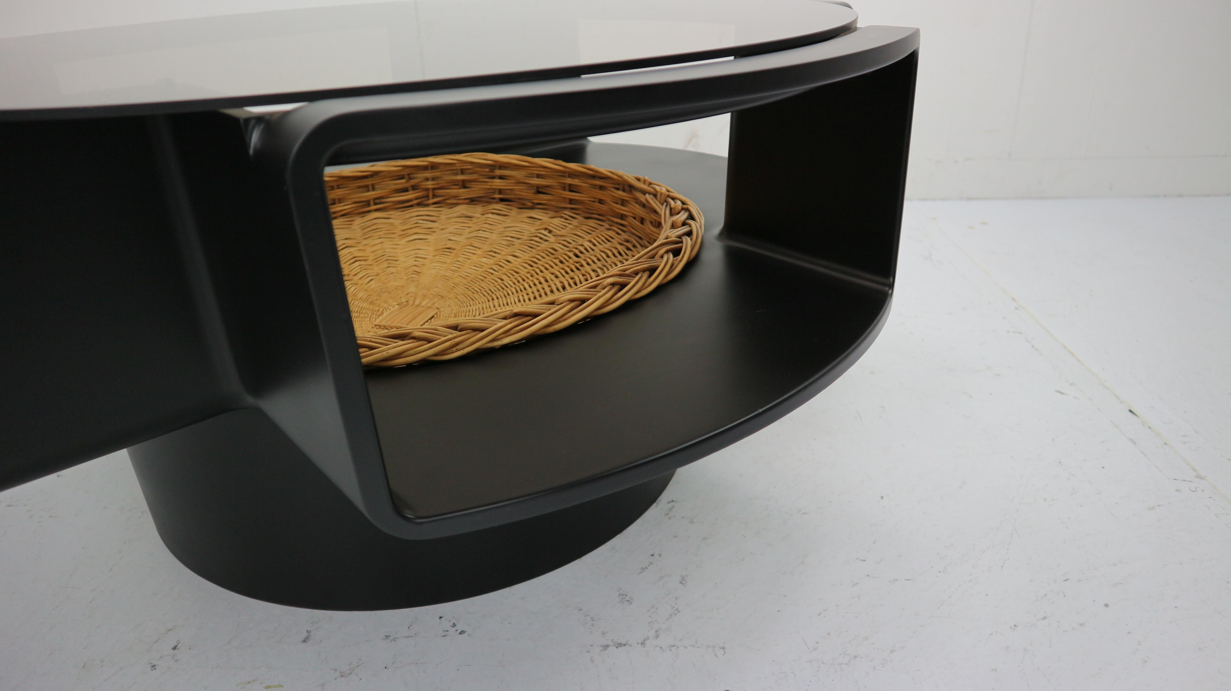  'Curver' Coffee Table in the manner of Jean Maneval , 1960 9
