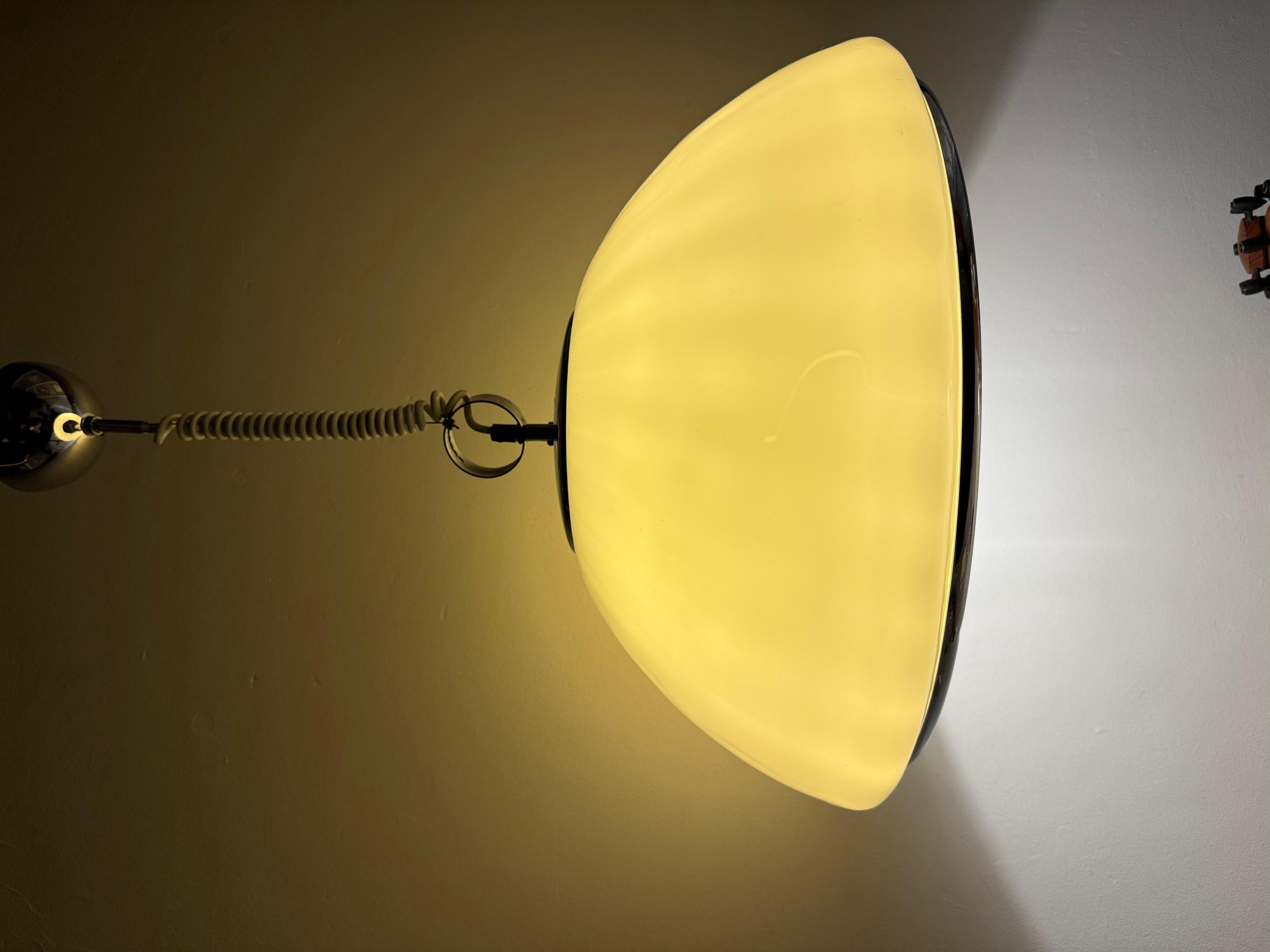 Lampada a sospensione UFO in vetro di Murano, anni '70, Italia in vendita 4