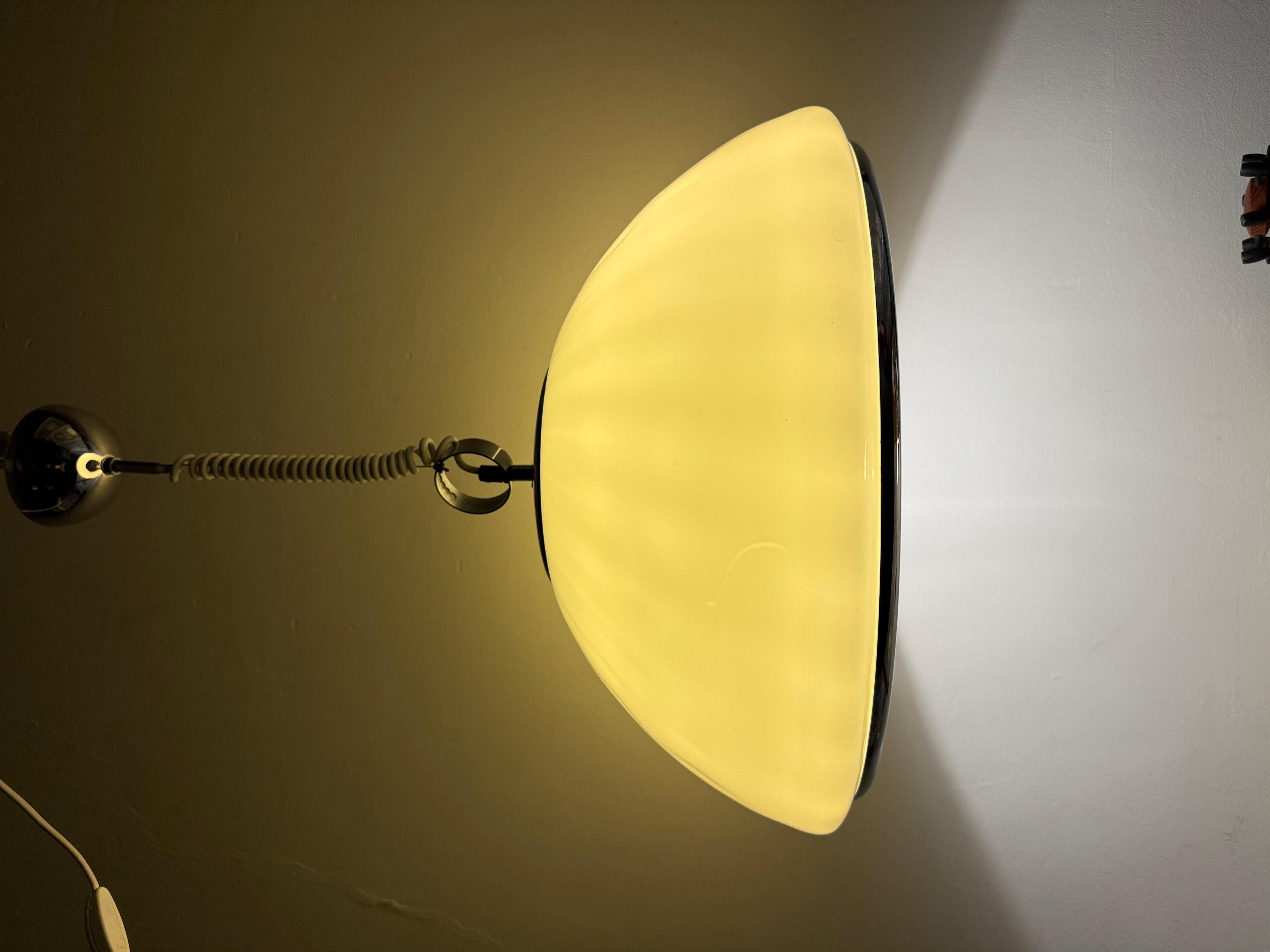 Lampada a sospensione UFO in vetro di Murano, anni '70, Italia in vendita 5