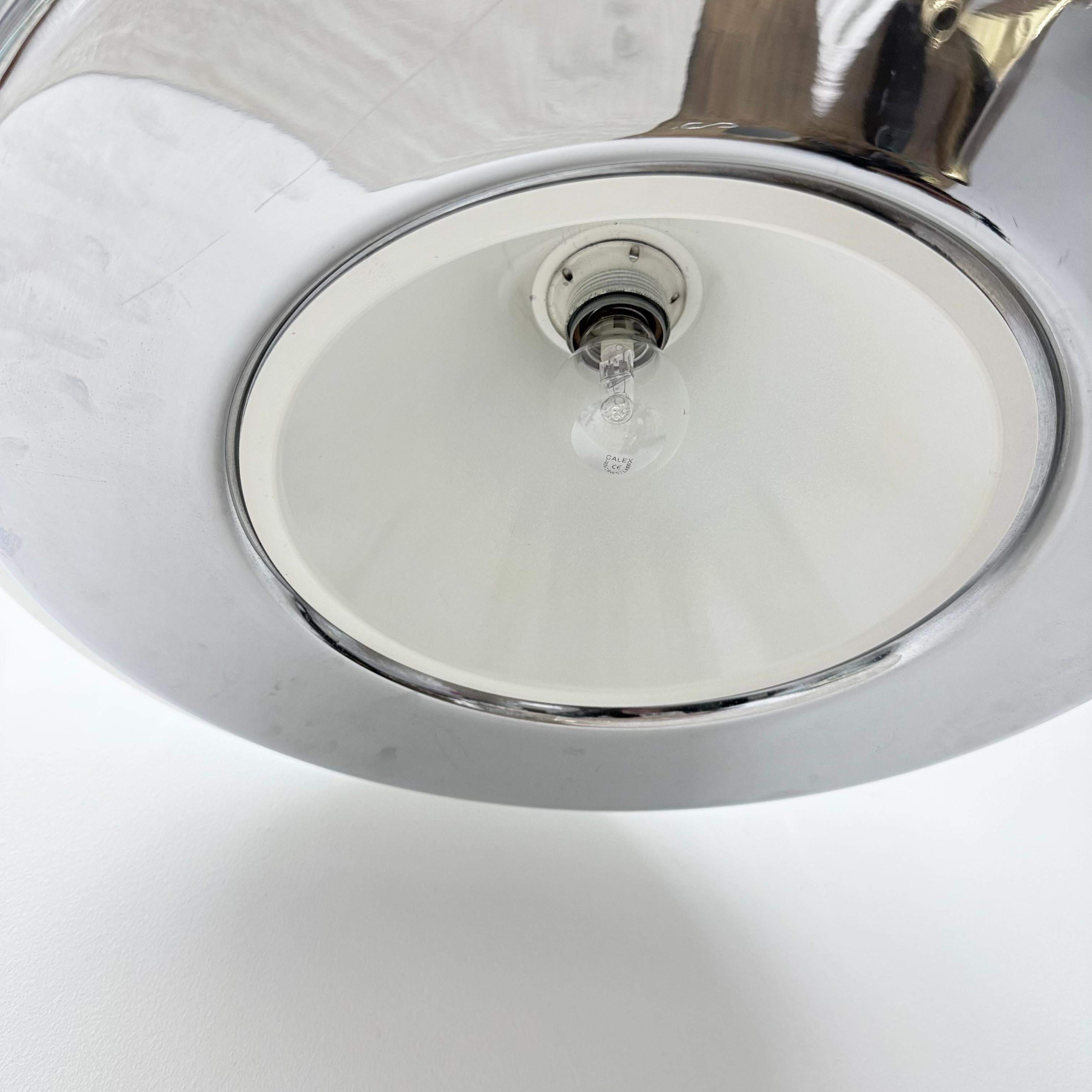 Lampada a sospensione UFO in vetro di Murano, anni '70, Italia in vendita 1