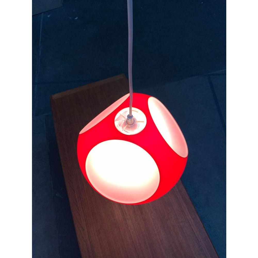 Lampe suspendue UFO de l'ère spatiale attribuée à Luigi Colani, 1970 en vente 5