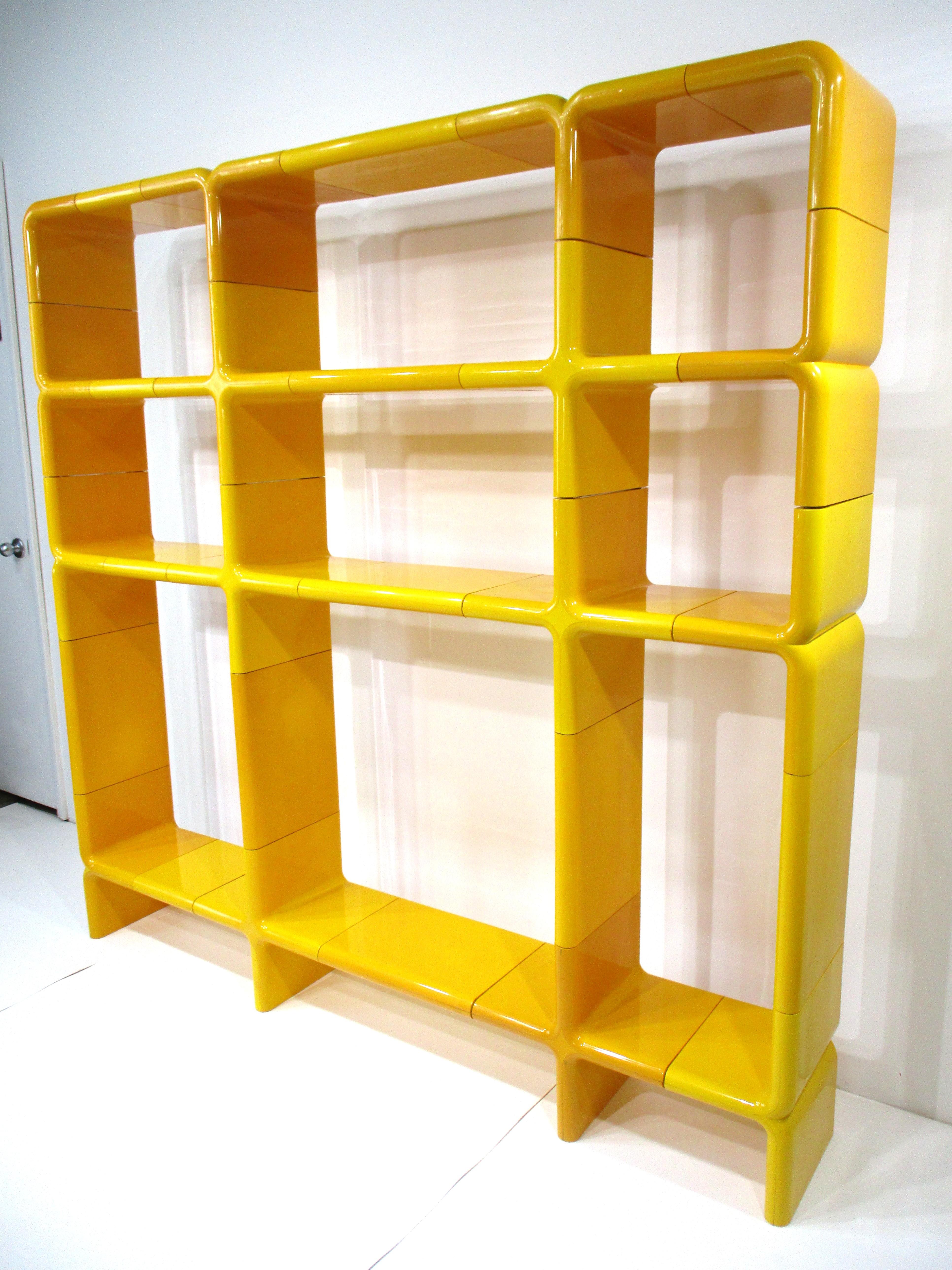 American Space Age Umbo Modular Shelving Unit by Kay Ruggles for Directional