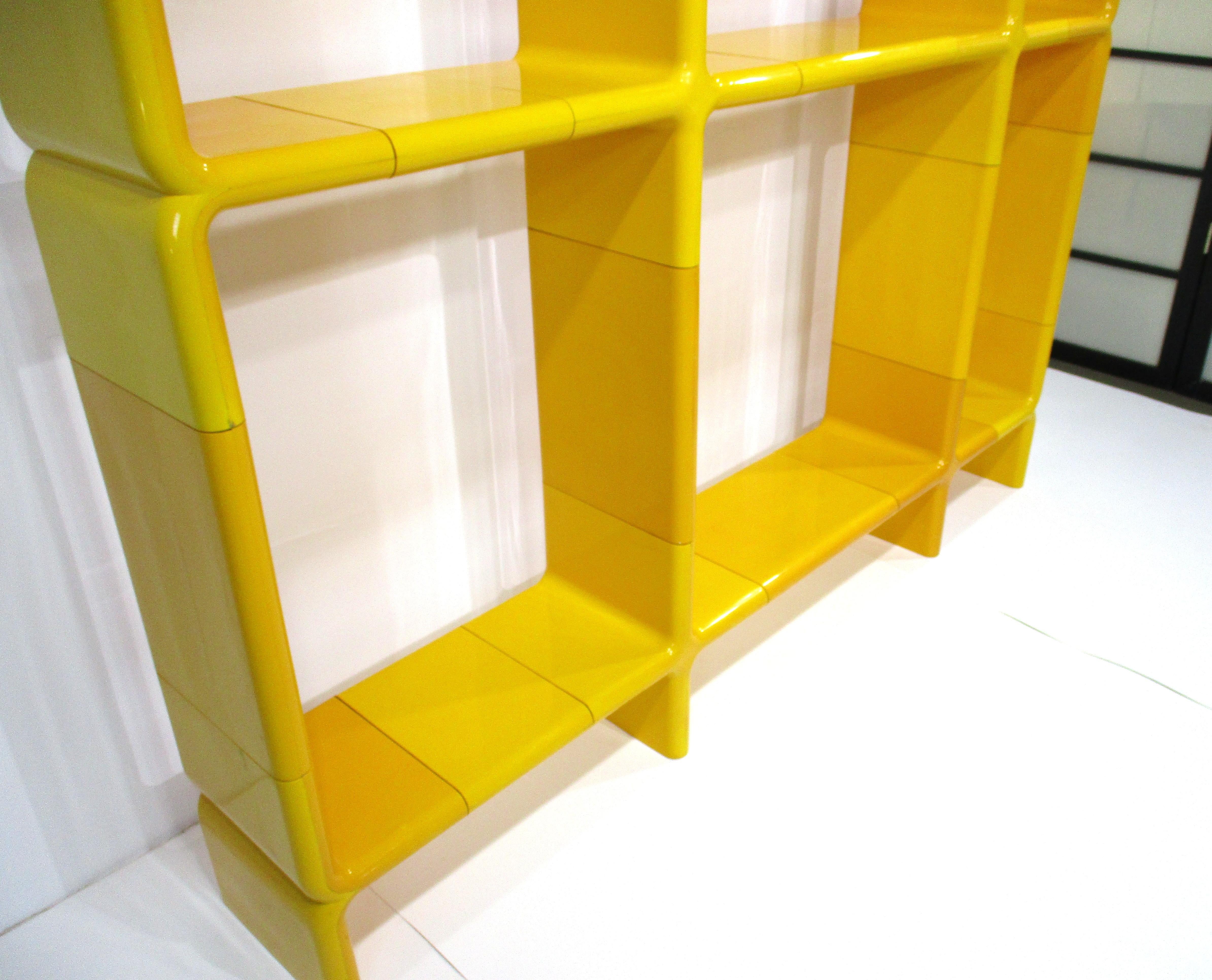 20th Century Space Age Umbo Modular Shelving Unit by Kay Ruggles for Directional